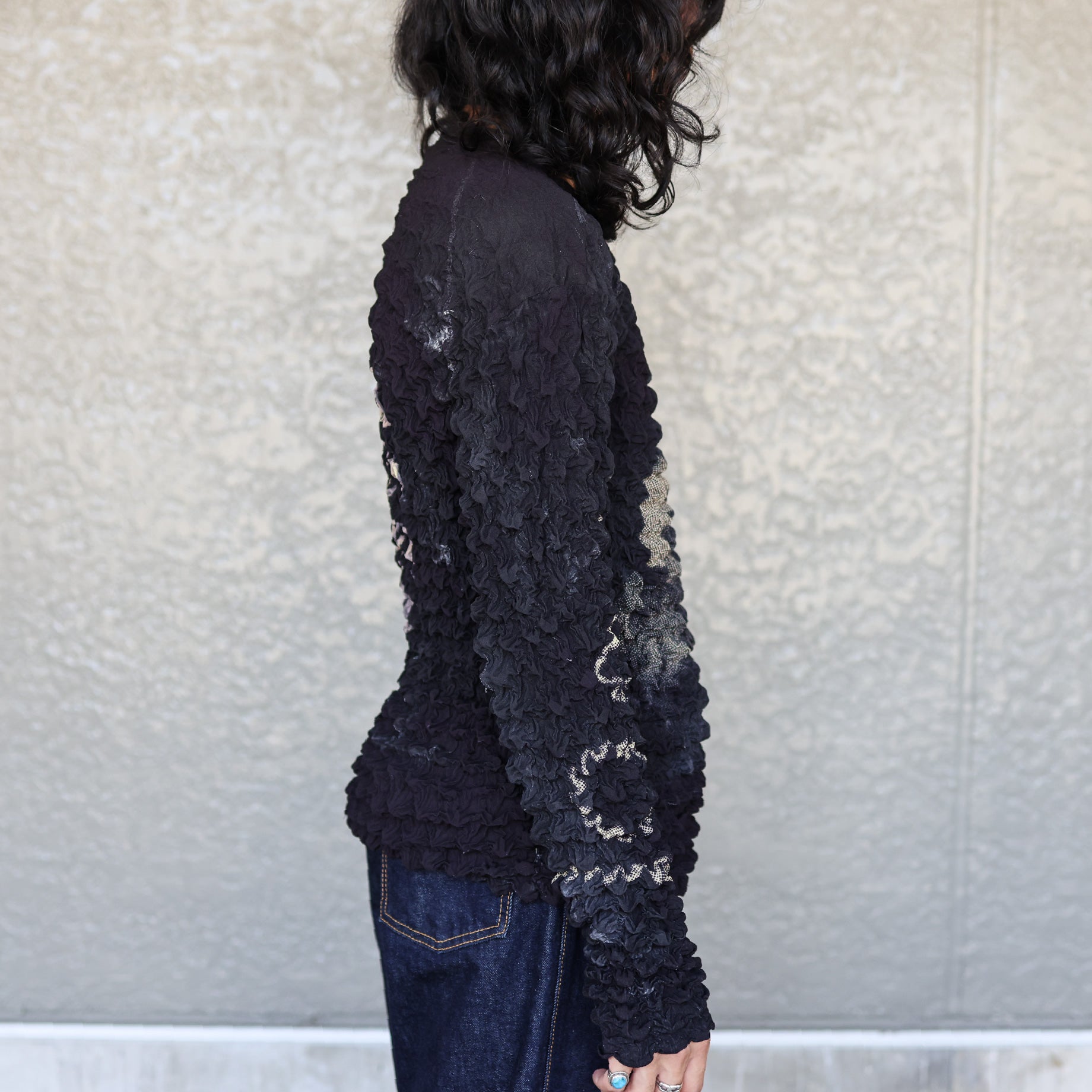 MARRIAGE POPCORN SWEATSHIRT(DEEP PURPLE)