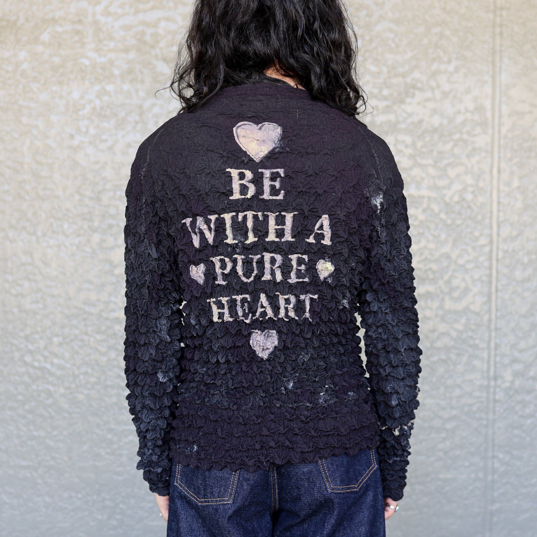MARRIAGE POPCORN SWEATSHIRT(DEEP PURPLE)