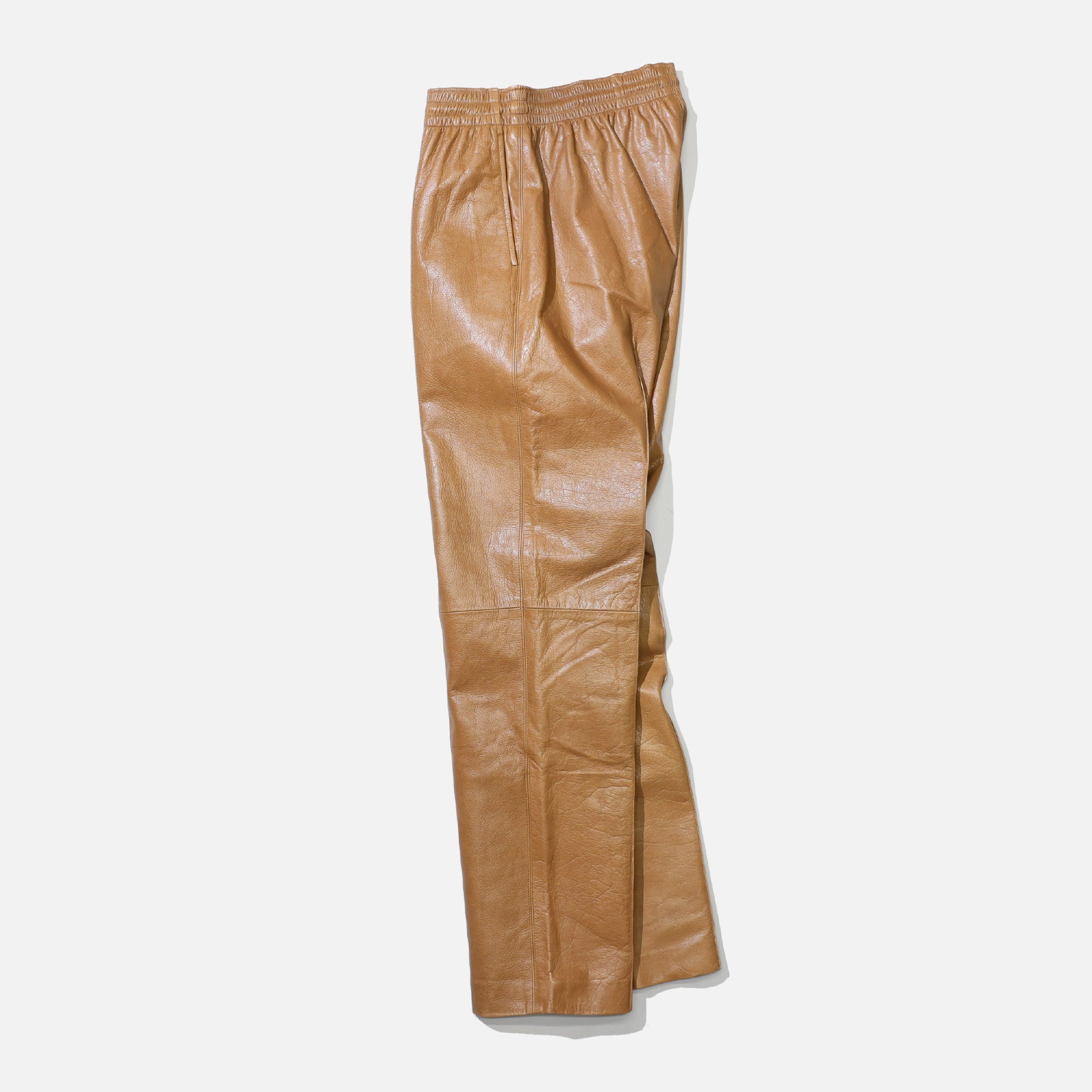 LEATHER PANTS(BROWN)