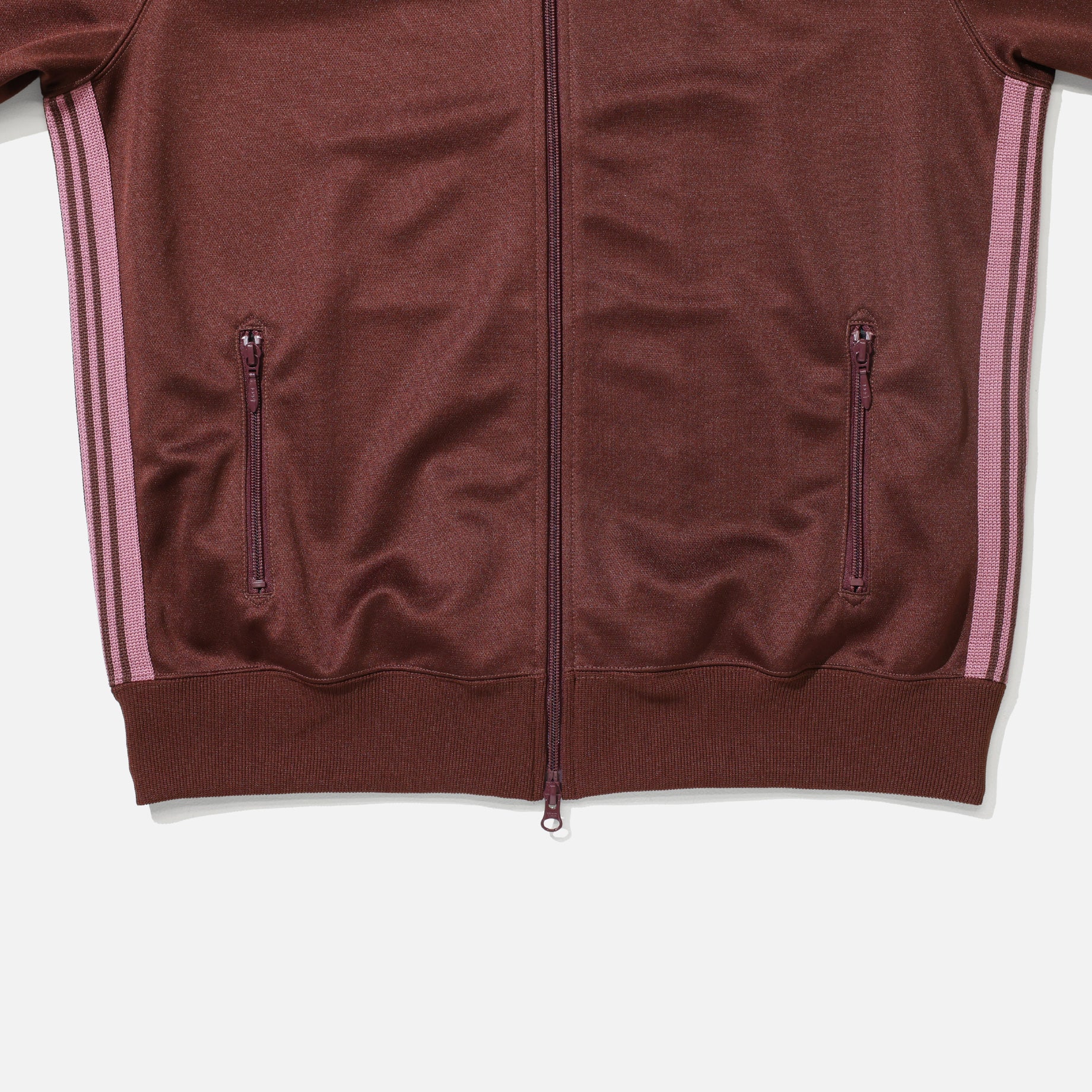 TRACK JACKET - POLY SMOOTH(BROWN)