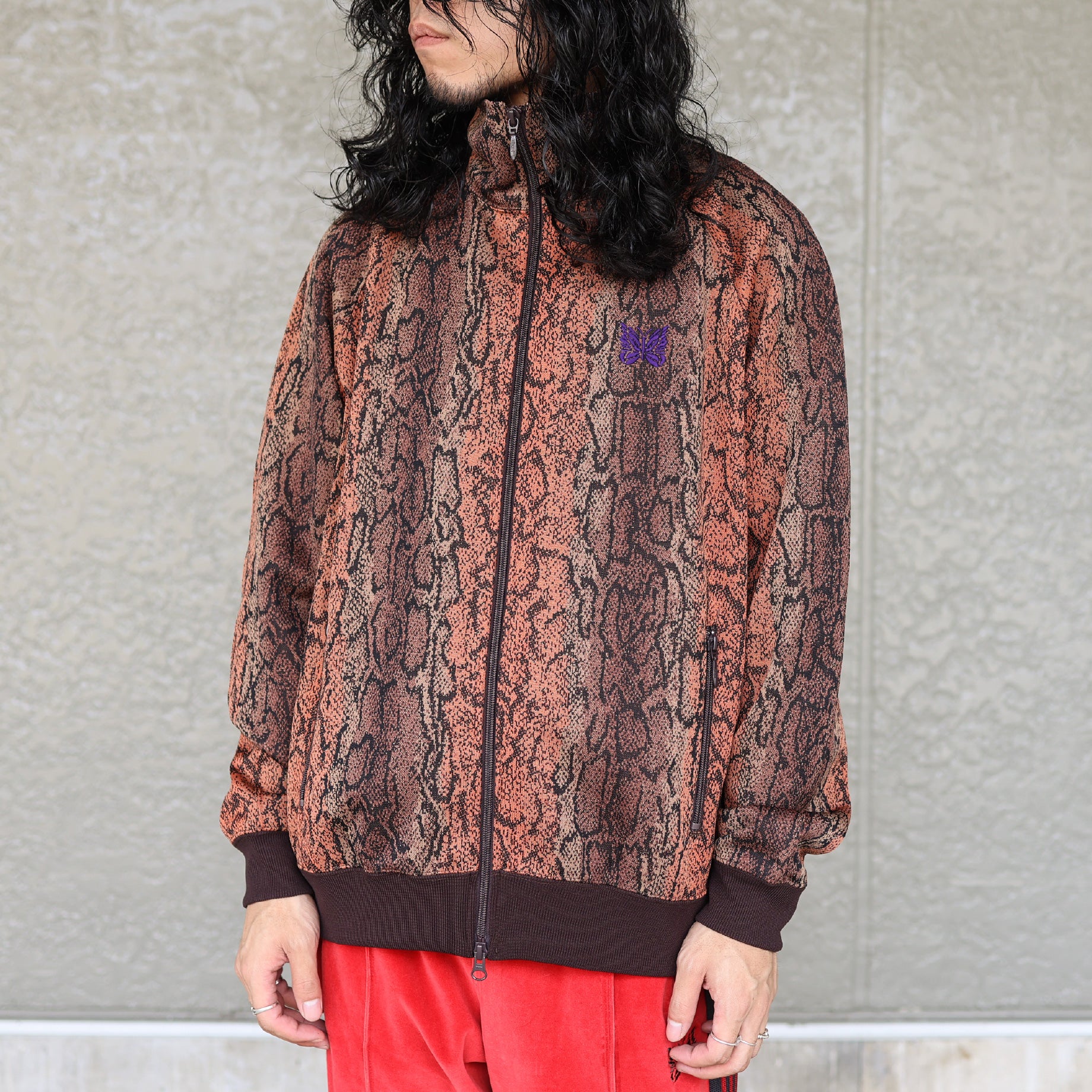 TRACK JACKET - POLY JQ.(PYTHON)