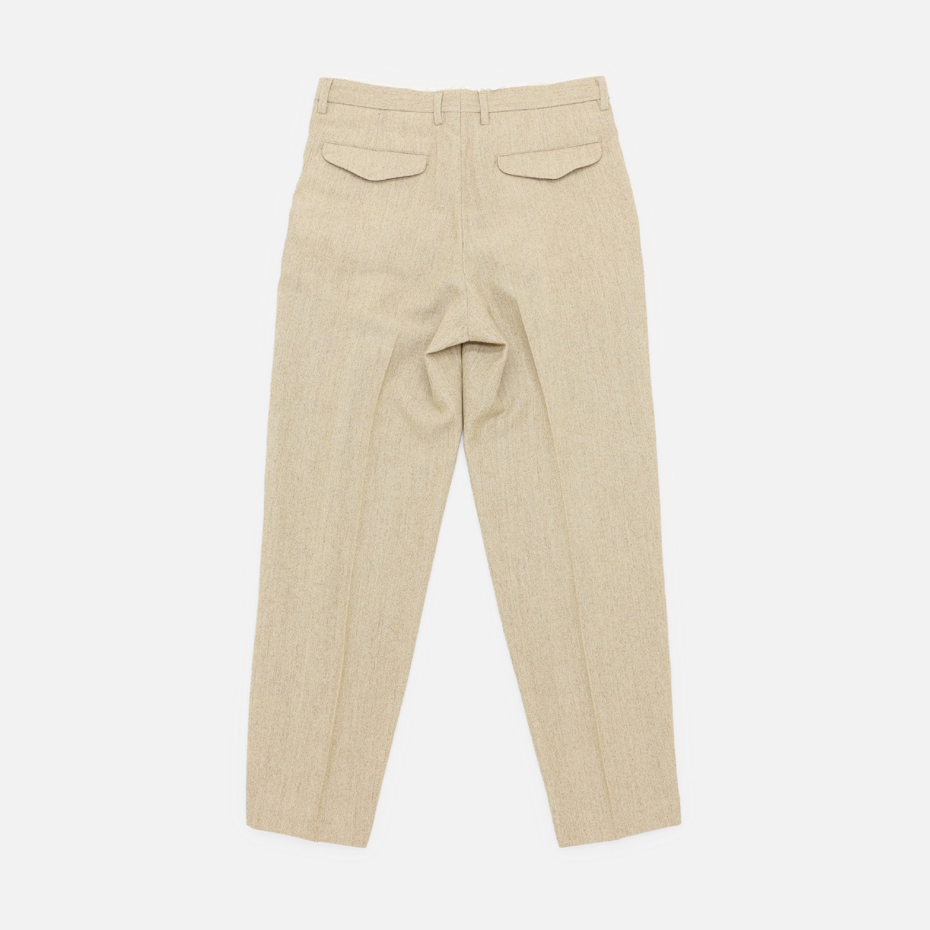 WOOL SLACKS (BEIGE)