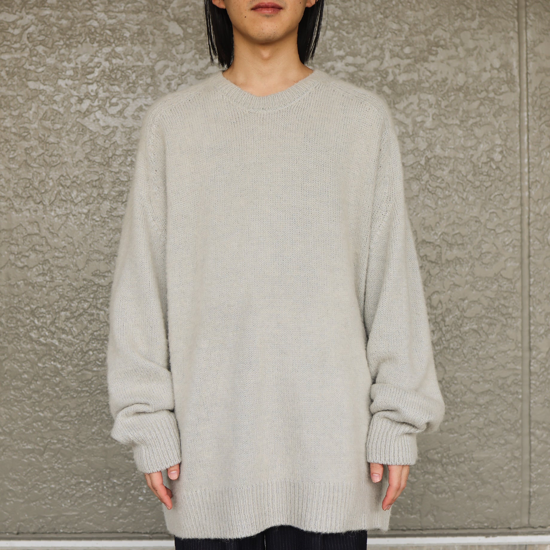 CREW NECK KNIT(IVORY)