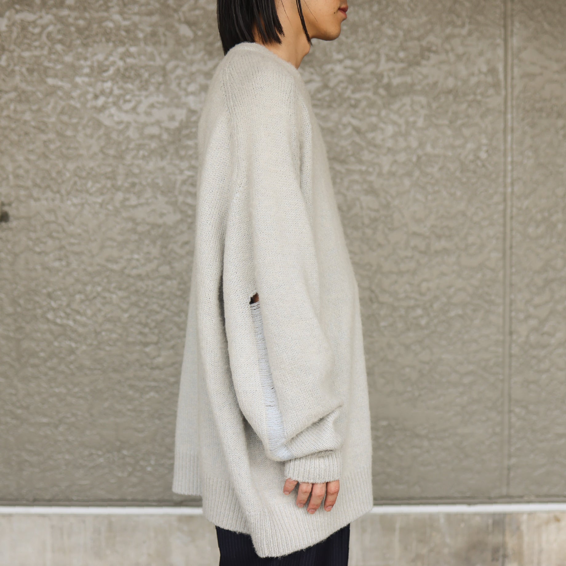 CREW NECK KNIT(IVORY)