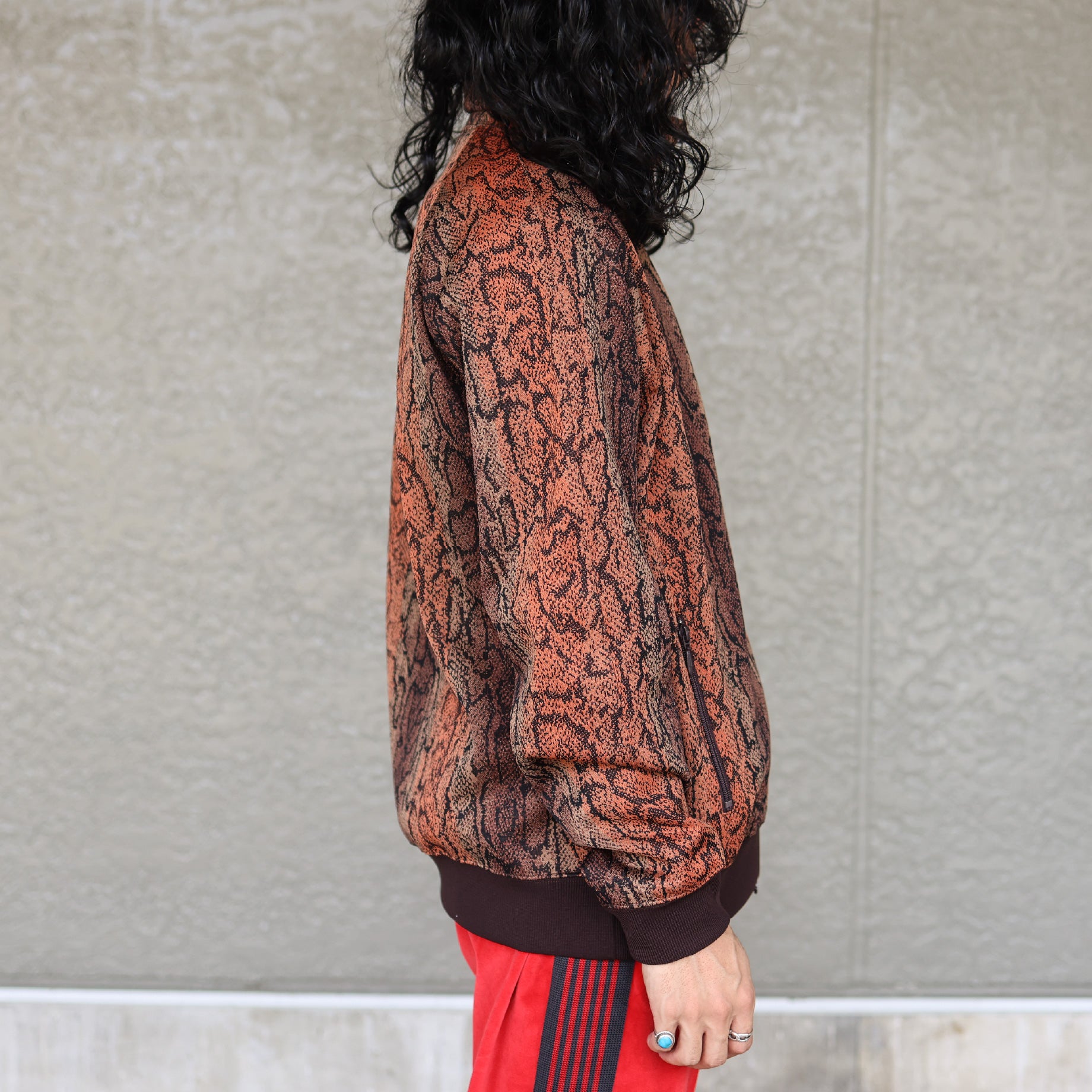 TRACK JACKET - POLY JQ.(PYTHON)