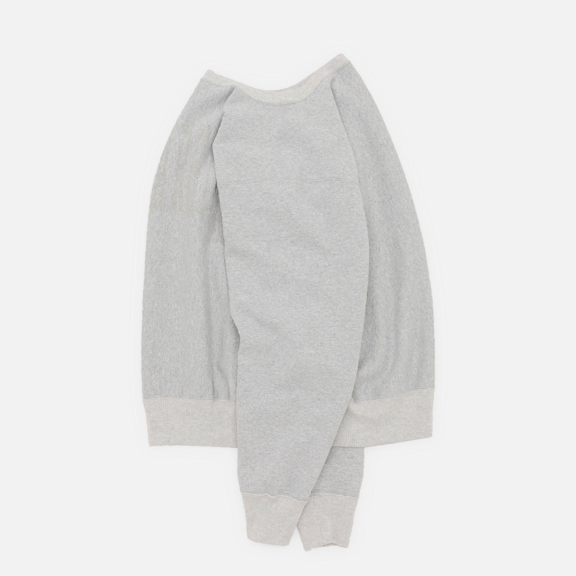 COLLEGE PRINT SWEAT SHIRT(AGED GRAY)