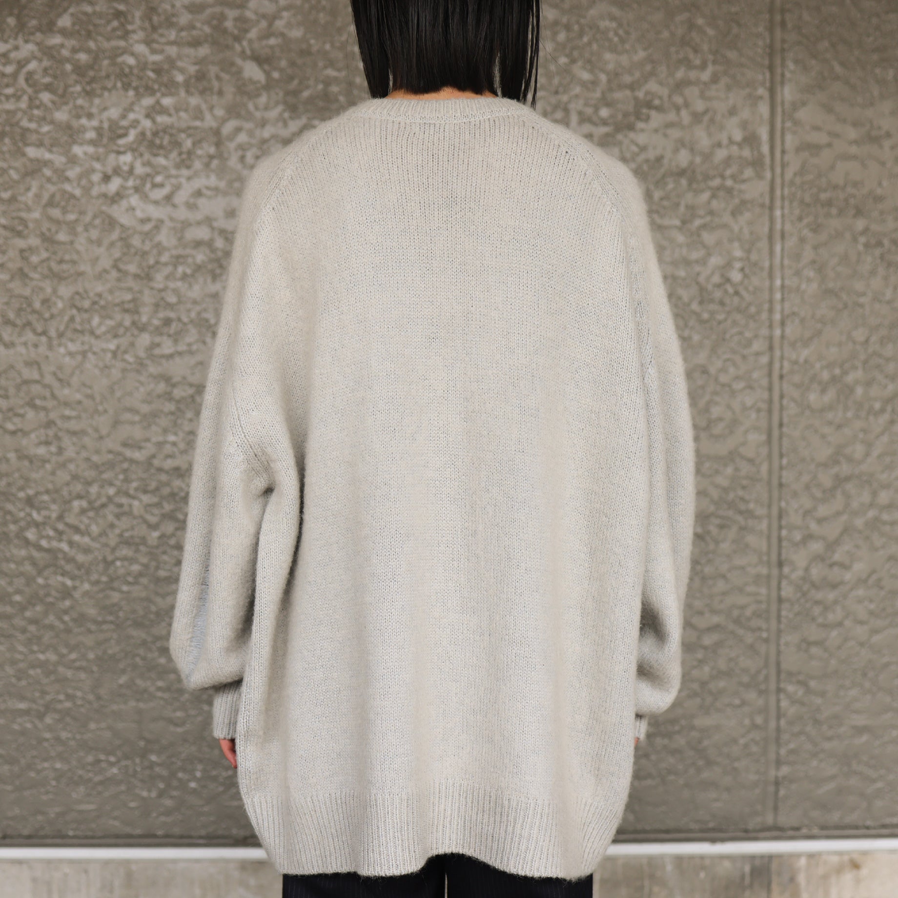 CREW NECK KNIT(IVORY)