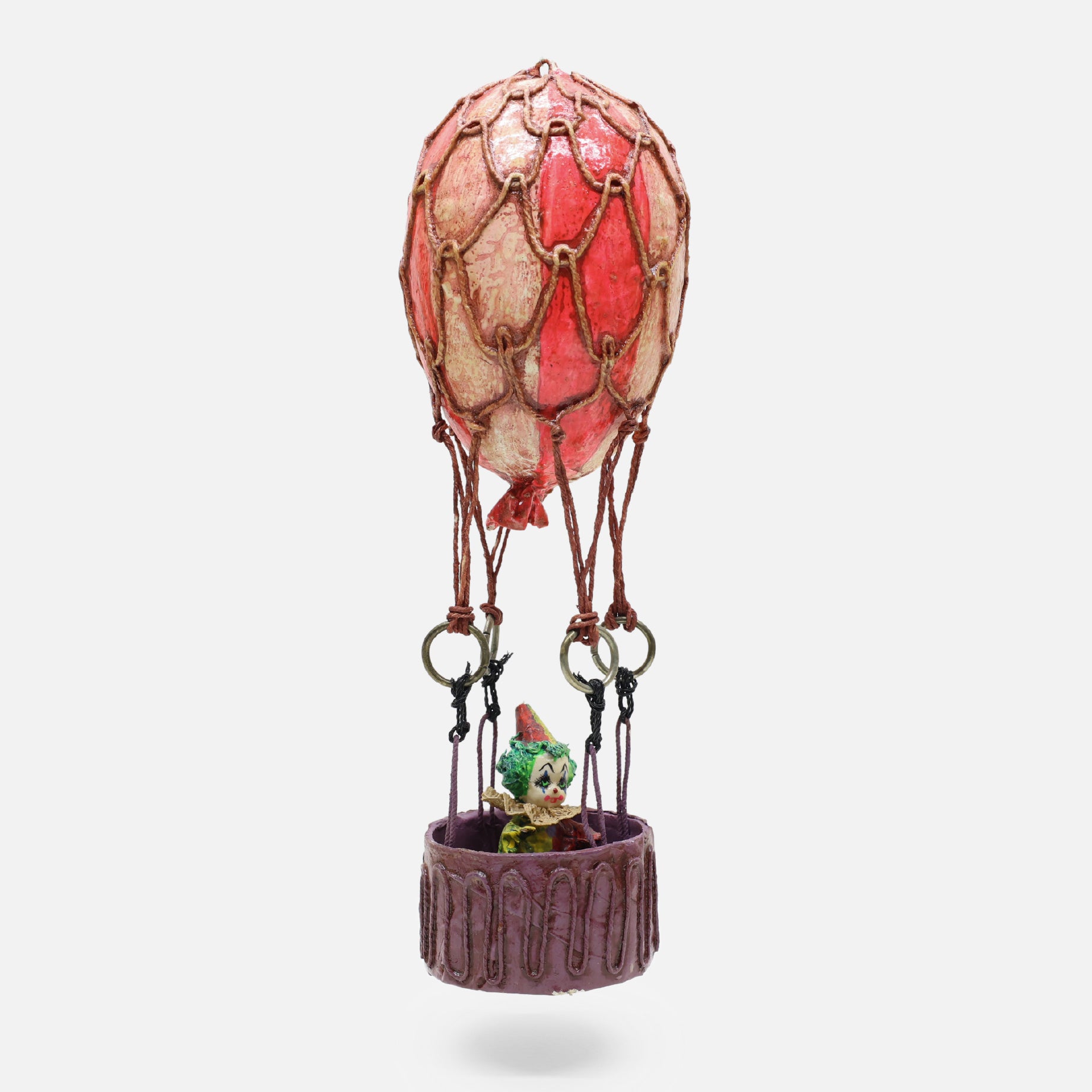 VINTAGE FOLK ART PAPER MACHE BALLOON