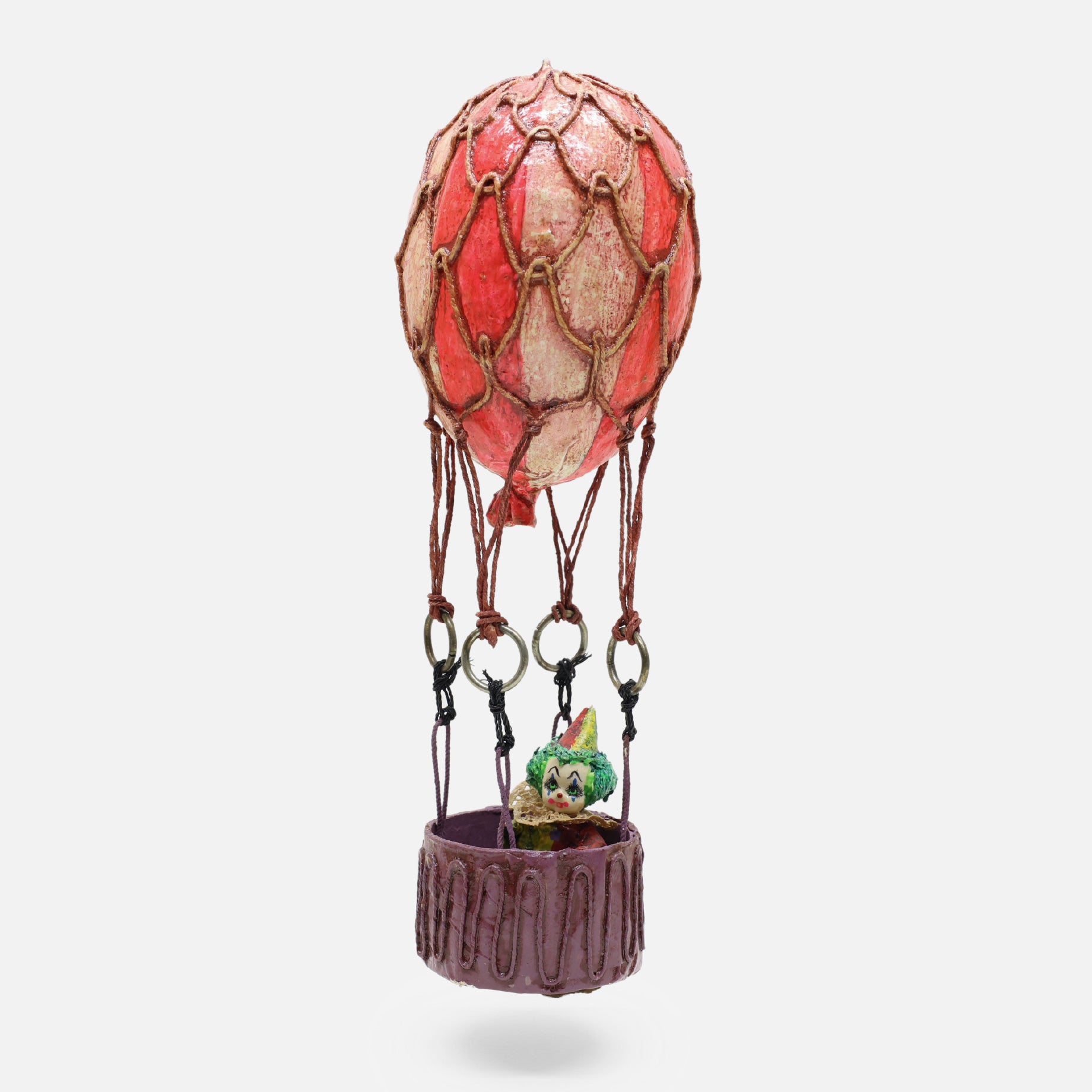 VINTAGE FOLK ART PAPER MACHE BALLOON