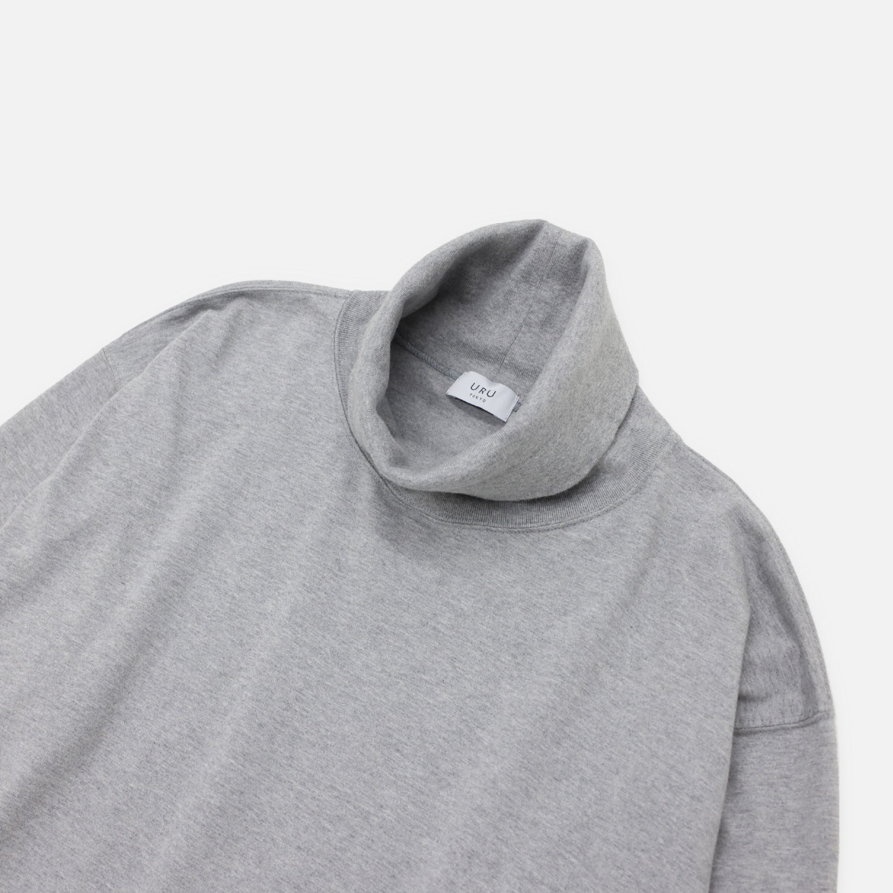 HIGH NECK L/S TEE(H.GRAY)