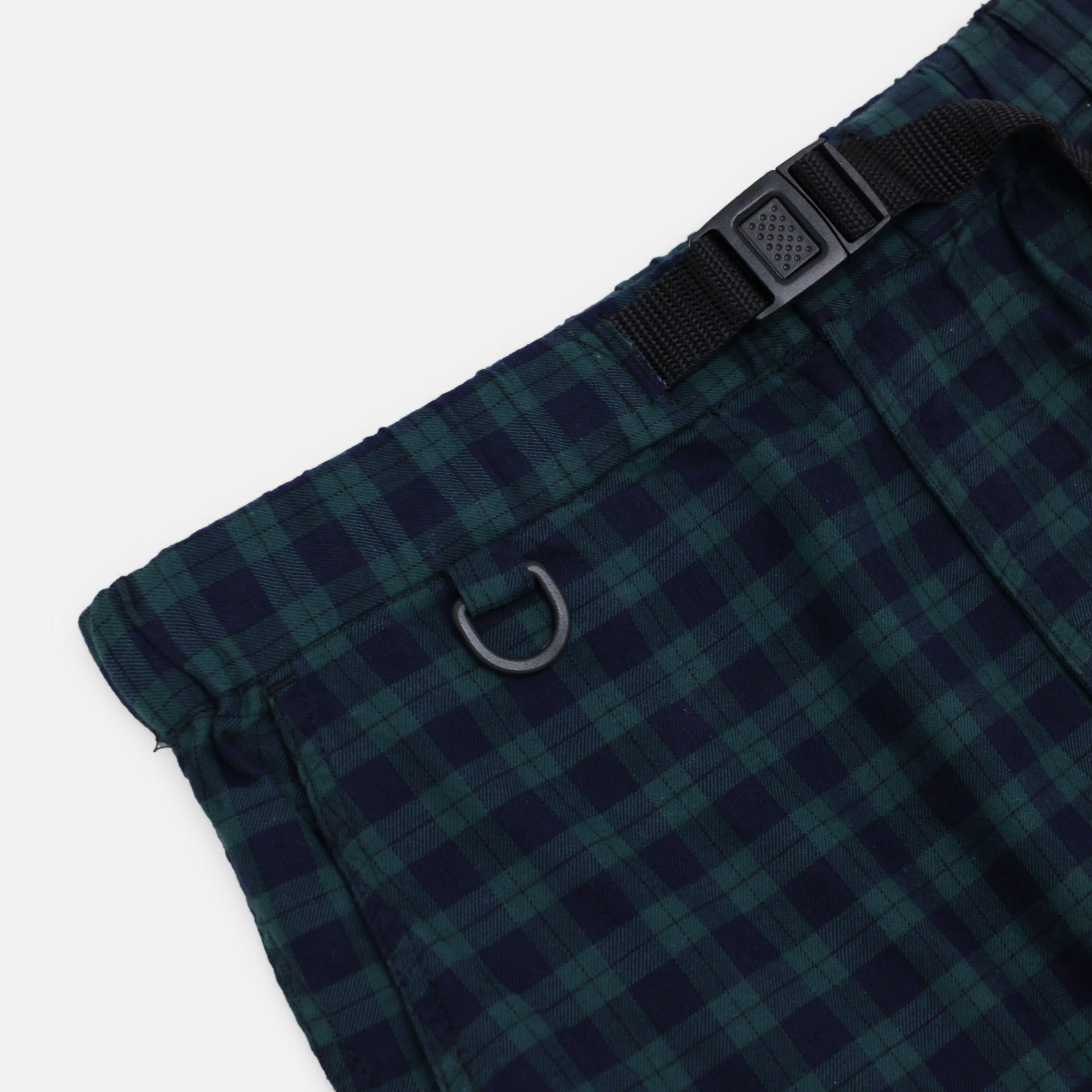 EZ PANT - COTTON TARTAN CHECK(GREEN)