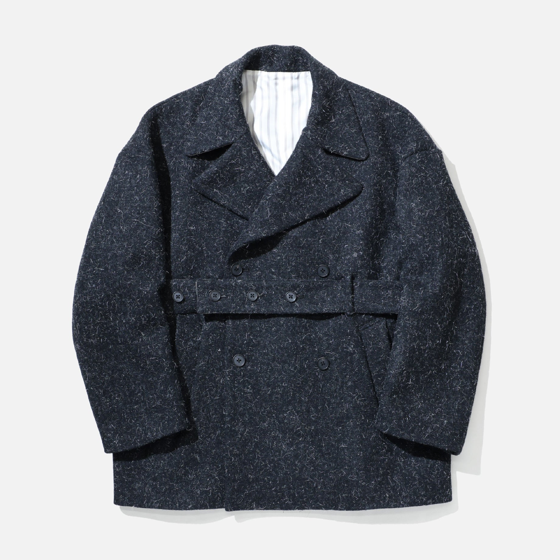HUGE PEA COAT (BLACK)