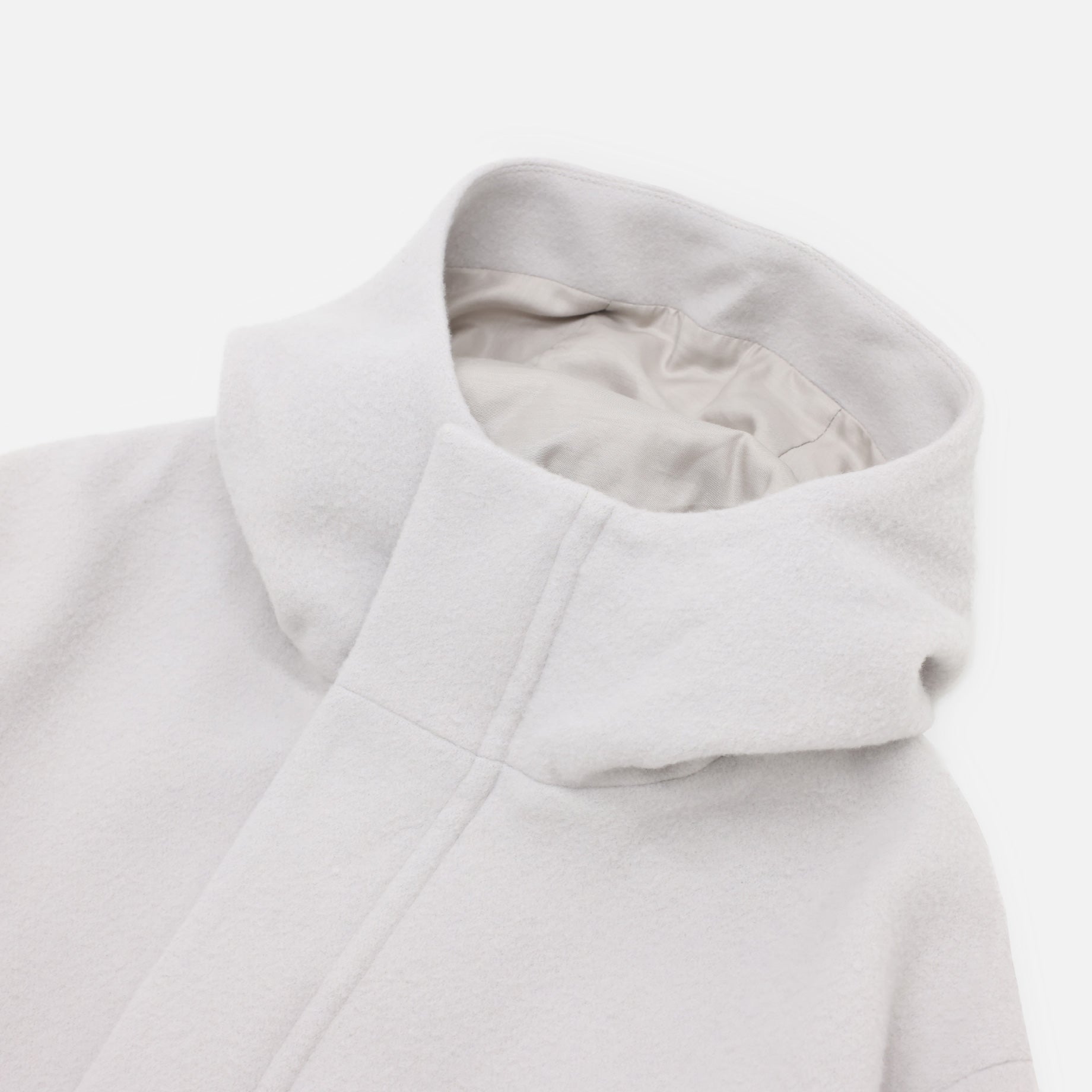 NAPPING MELTON HOODED COAT(L.GRAY)
