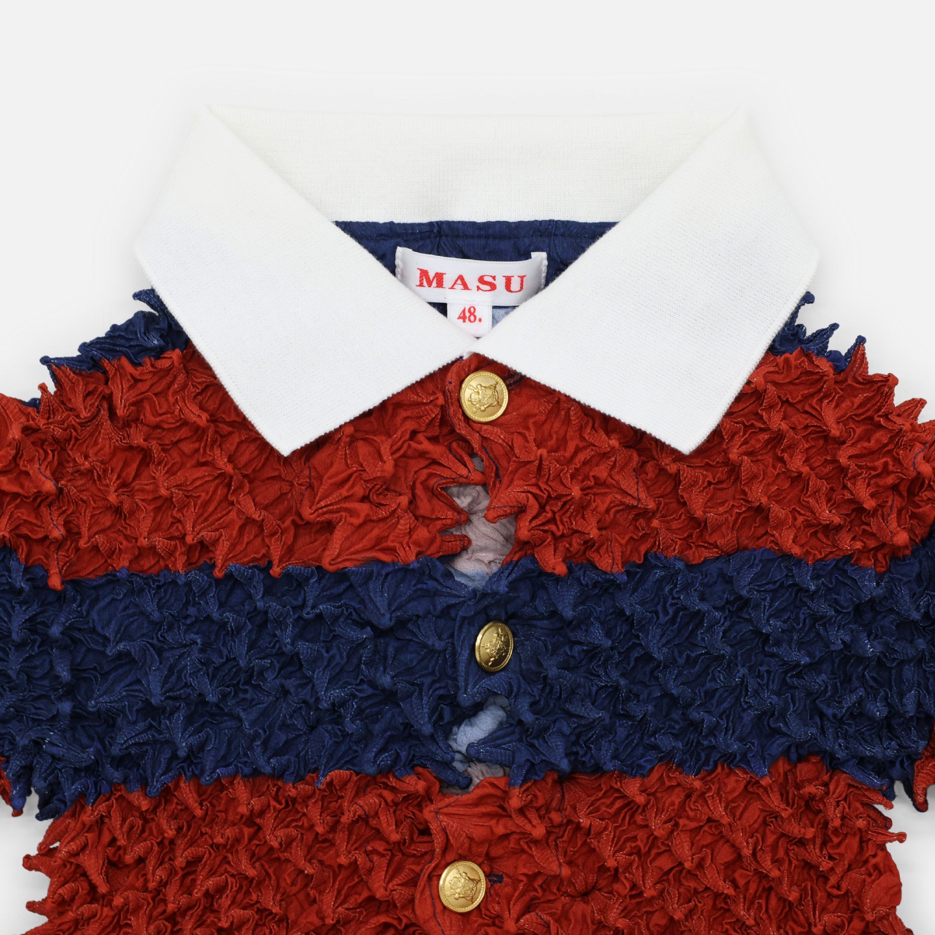 SPIKY RUGGER SHIRT(RED)