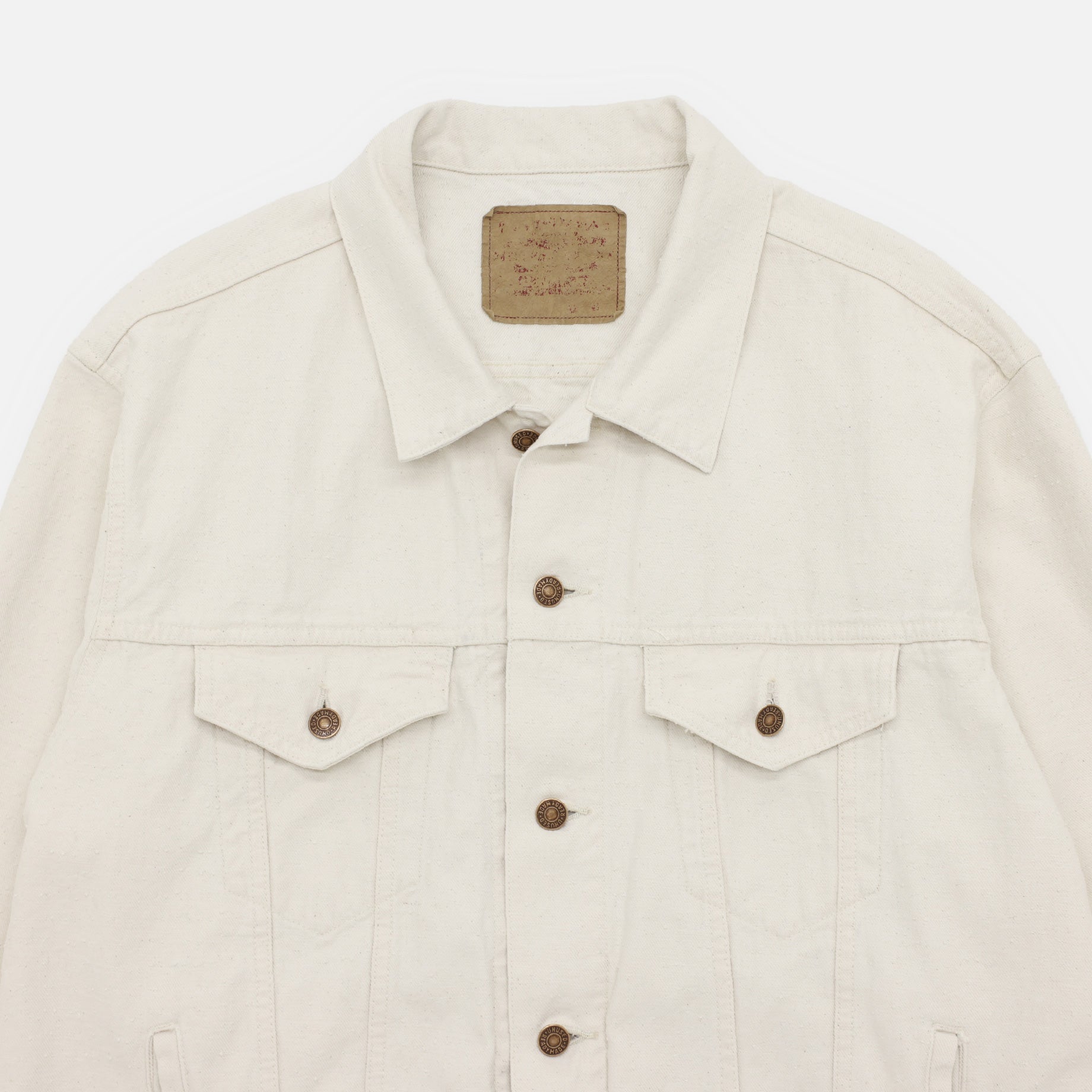 12OZ DENIM JACKET (NATURAL)