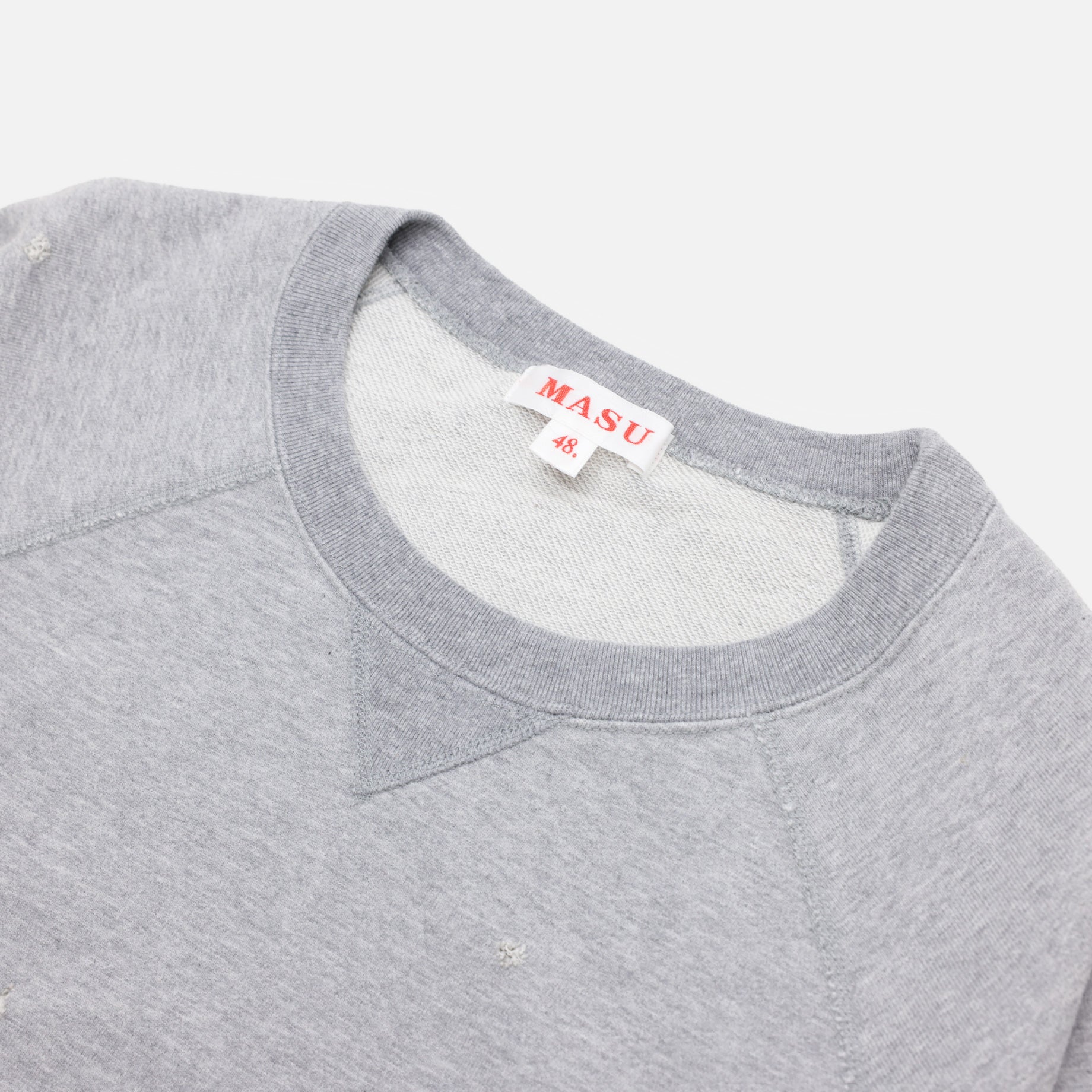MESSAGE HALF SLEVE SWEAT(GRAY)
