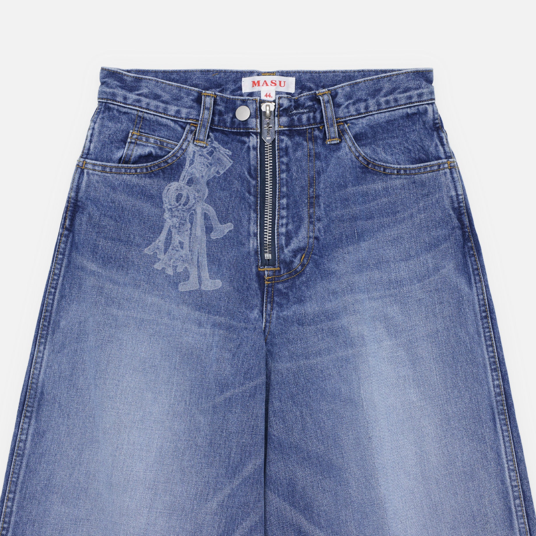 “MASUBOYS” BAGGY JEANS KEYHOLDER(FADED INDIGO)