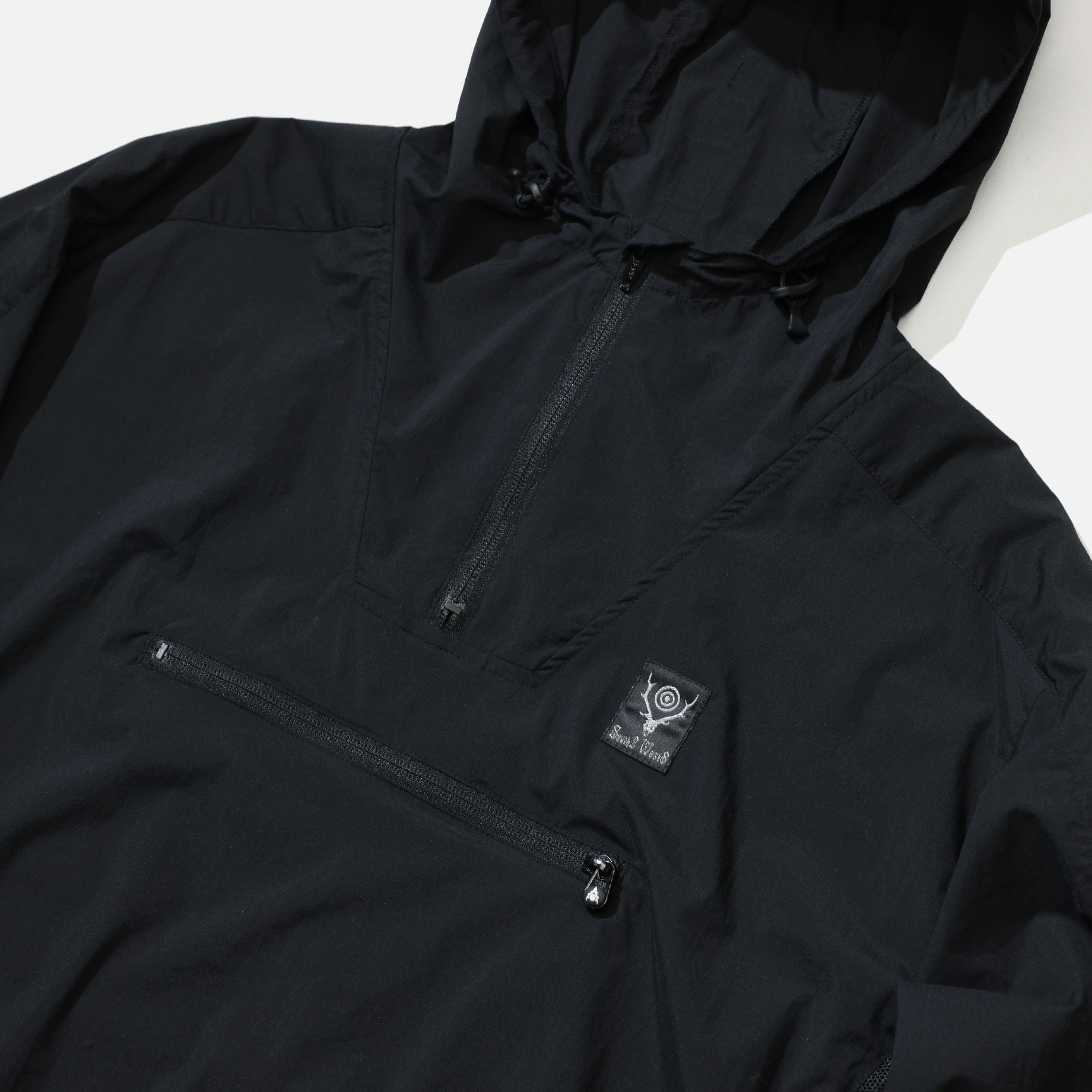PACKABLE ANORAK - MICRO RIPSTOP(BLACK)