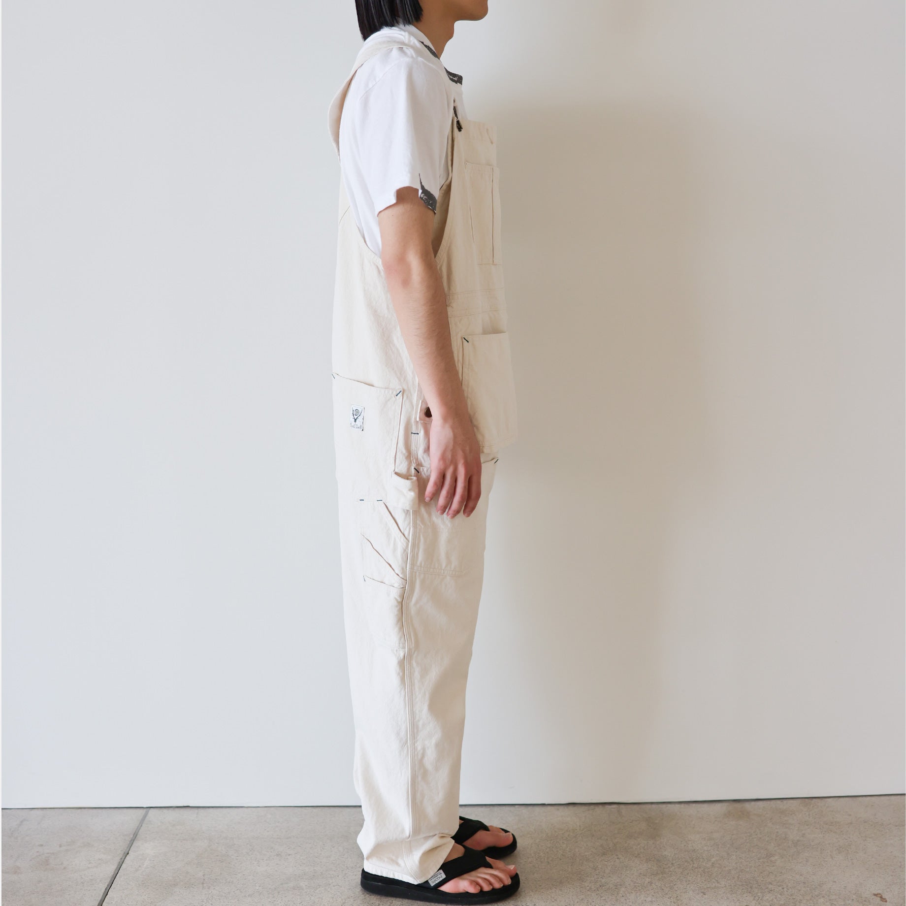 OVERALLS - 10OZ COTTON CANVAS(OFF WHITE)