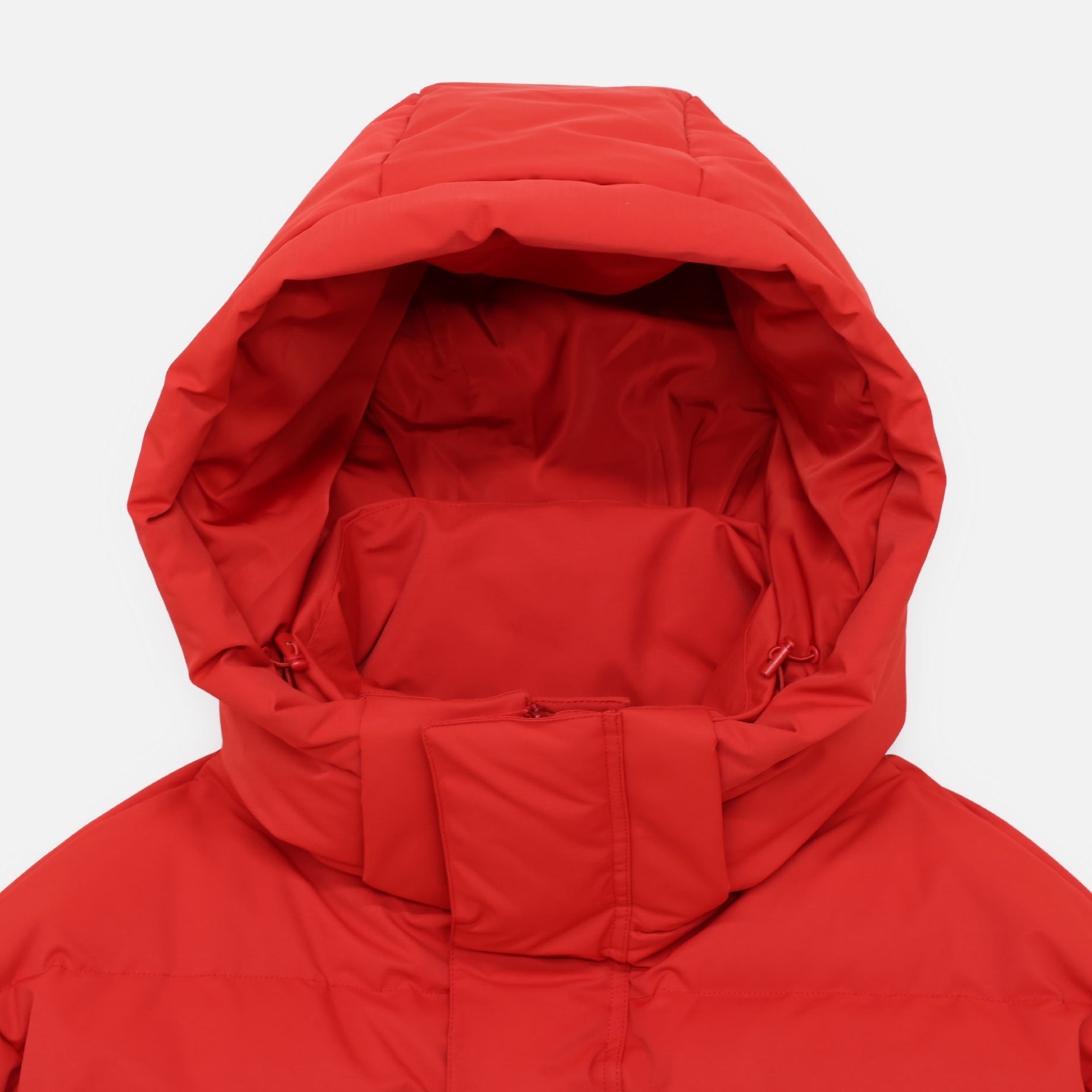 FLAME HEM DOWN JACKET(RED)