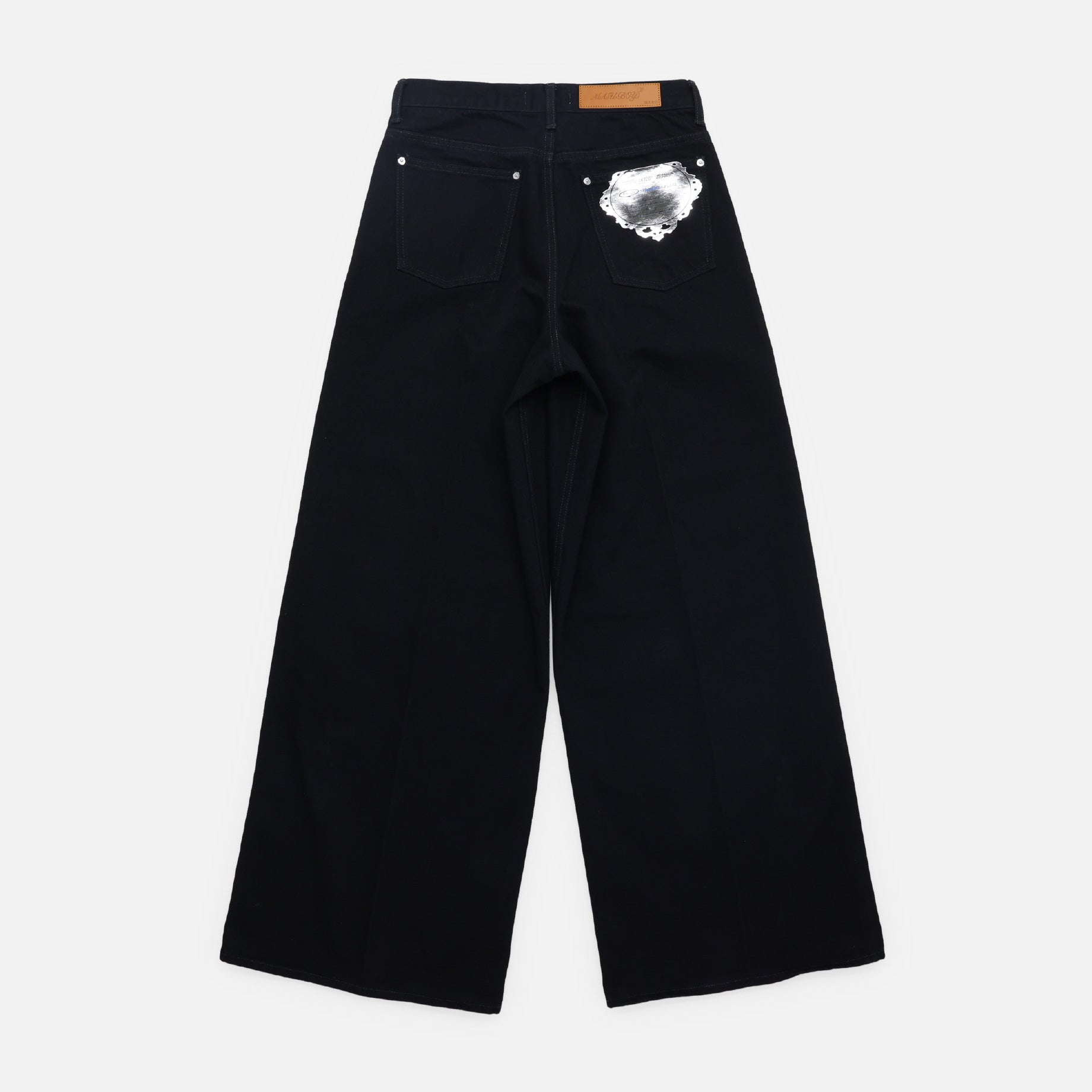 "MASUBOYS" BAGGY JEANS WASHED(BLACK)