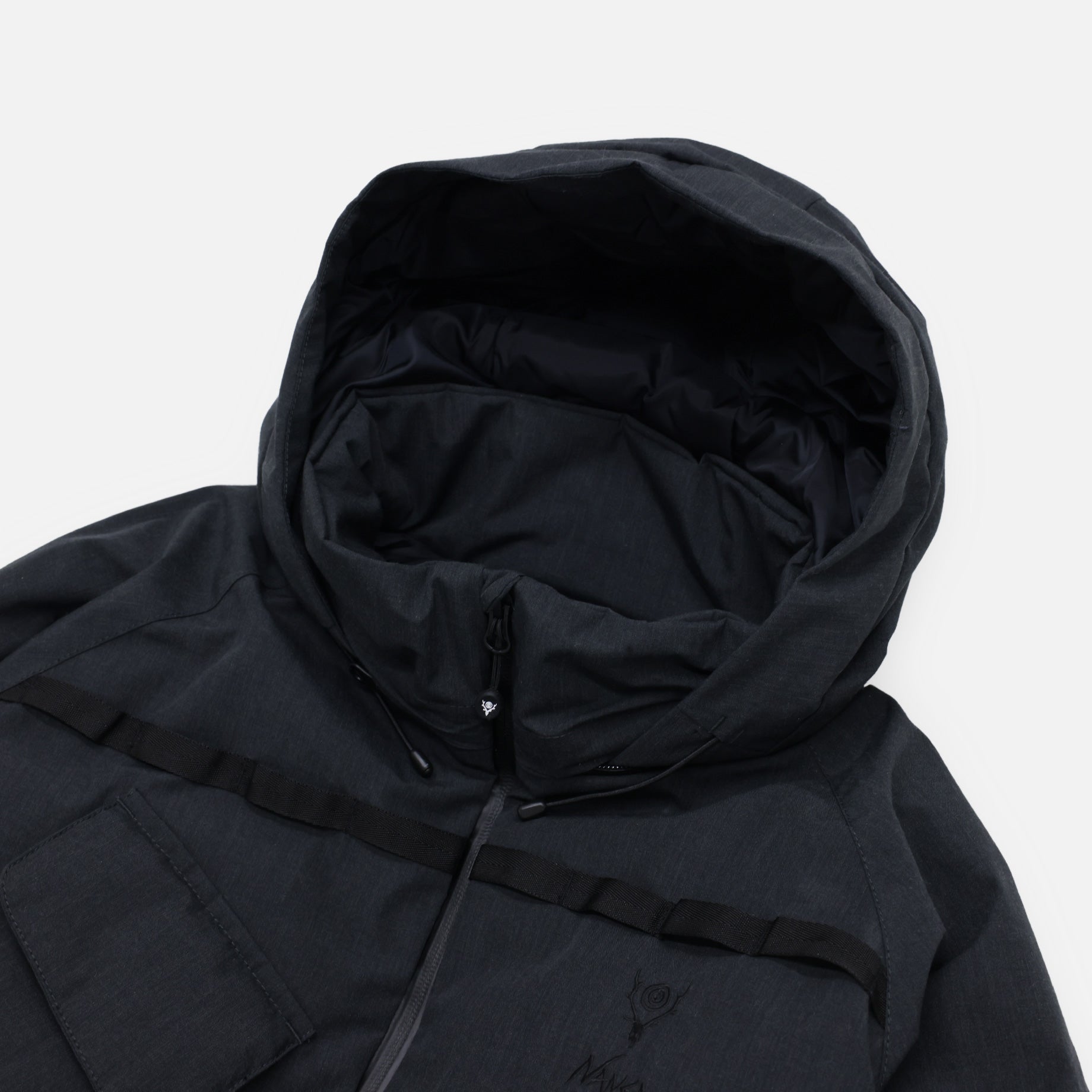 SOUTH2 WEST8 × NANGA TENKARA TROUT DOWN JACKET - FLAME RESISTANT (BLACK)