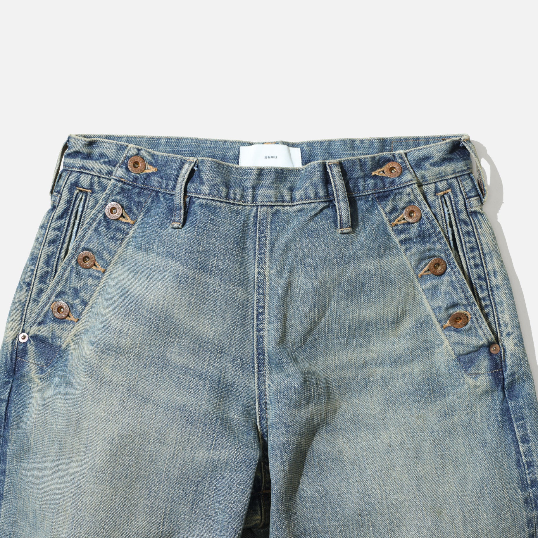 FADED SAILOR DENIM PANTS(FADED INDIGO)