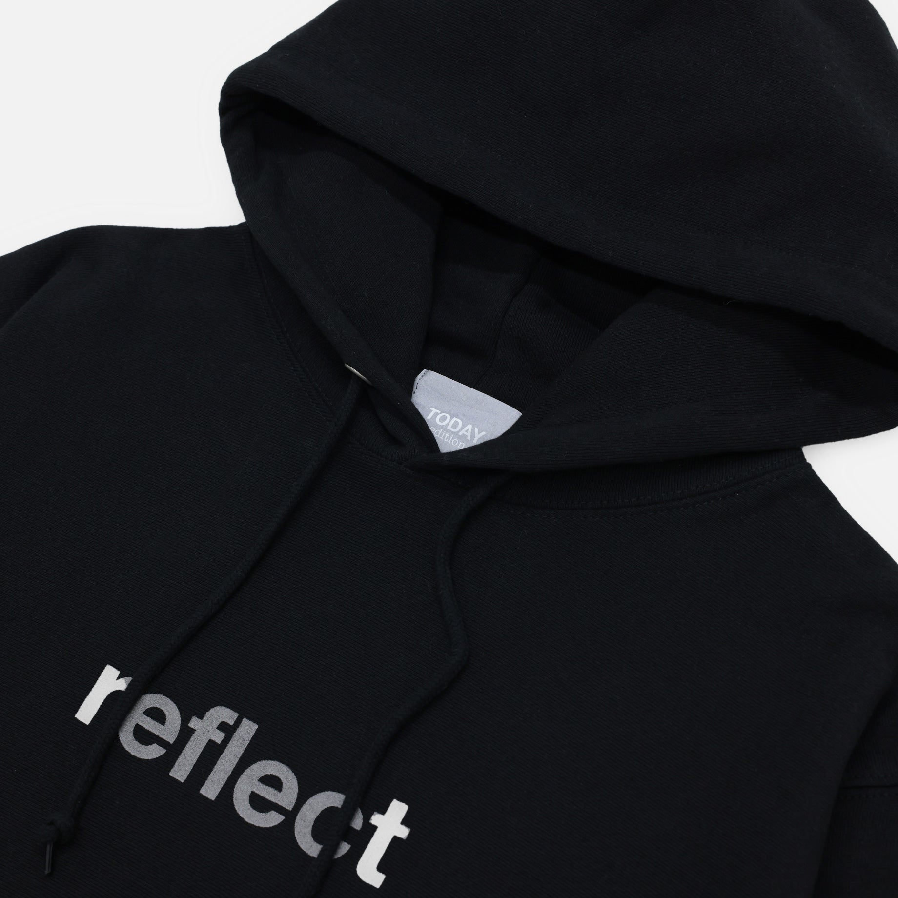 REFLECT #01 HOODED SWEAT (BLACK)