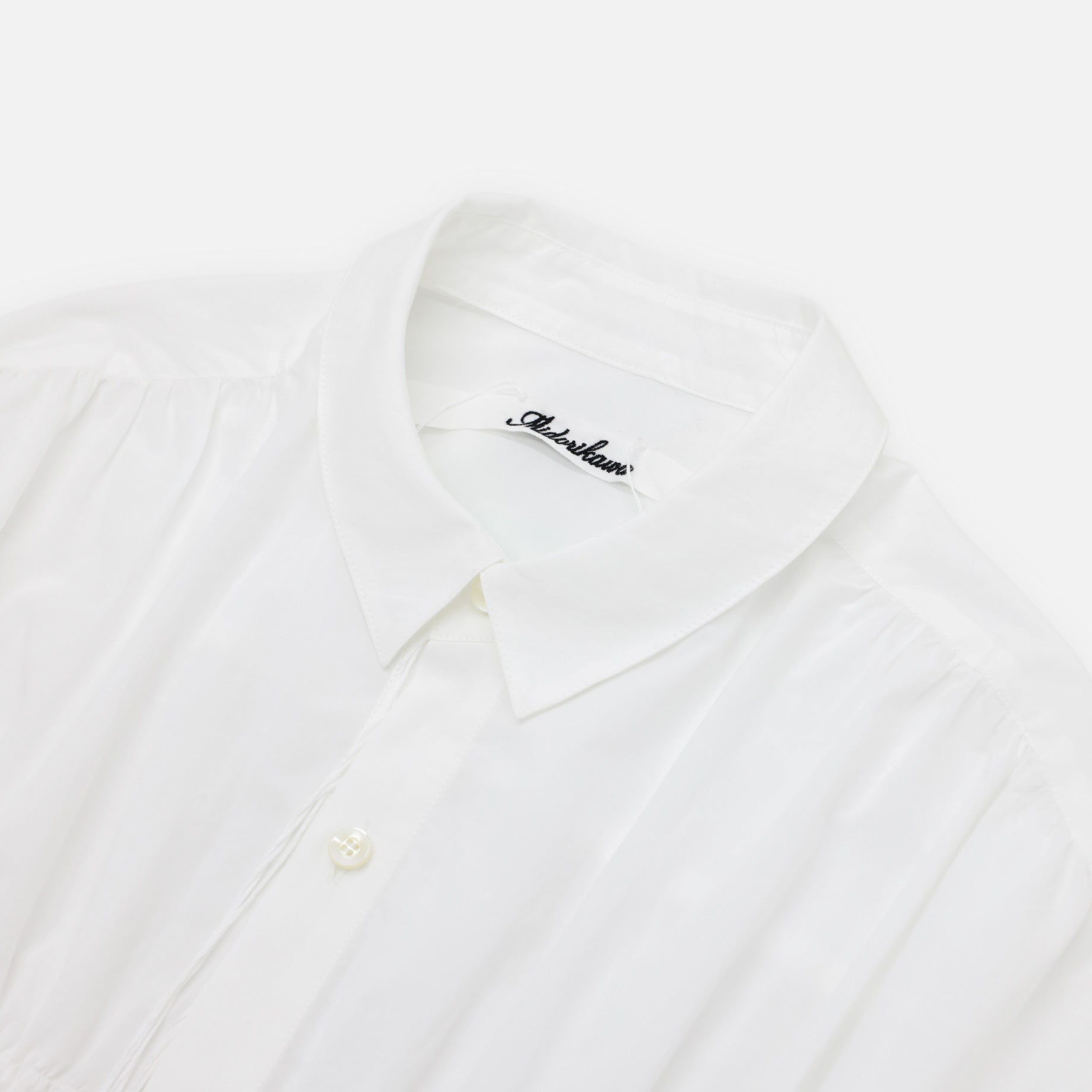 GATHER SHIRT(WHITE)