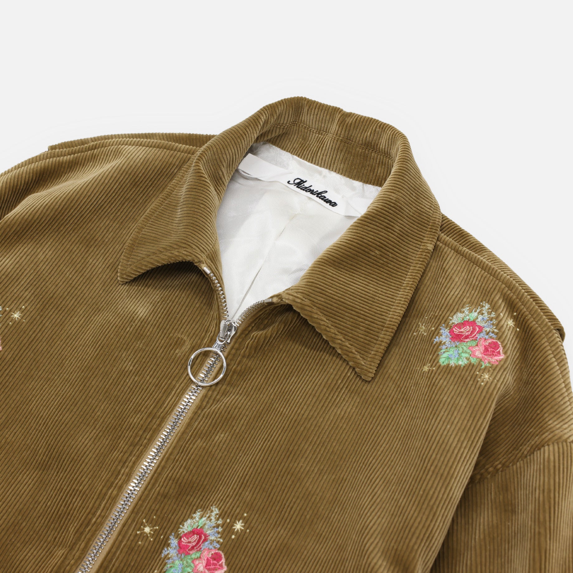 HUNTING CORDUROY BLOUSON(CAMEL EMBROIDERY)