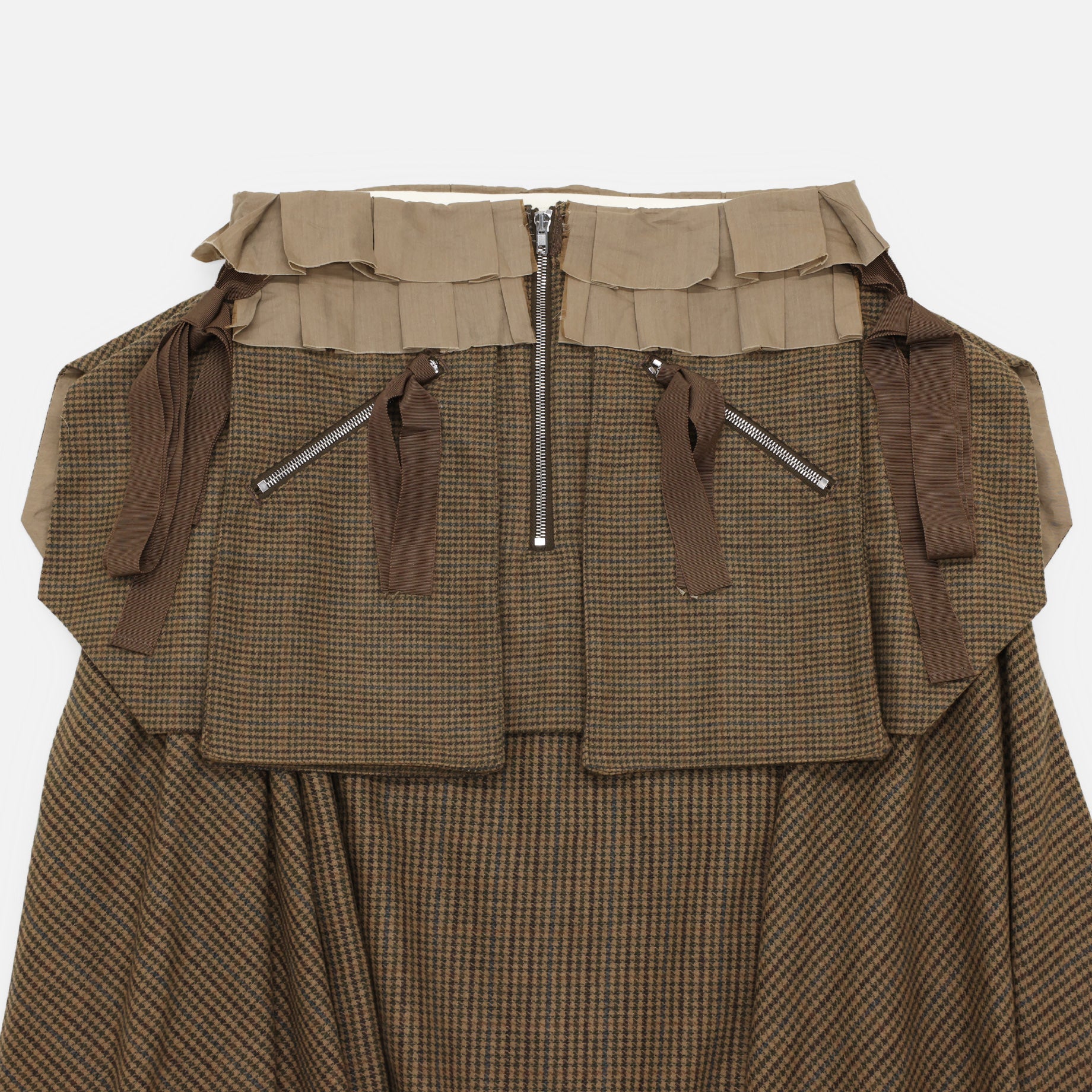STOLES SKIRTS(BROWN CHECK)