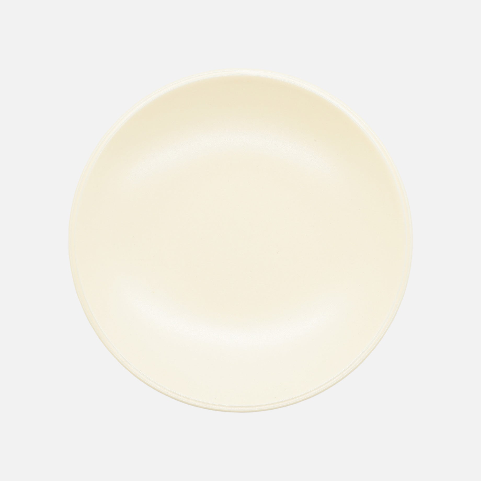 VINTAGE CERAMIC POSTMODERN DESIGN PLATE(ECRU)