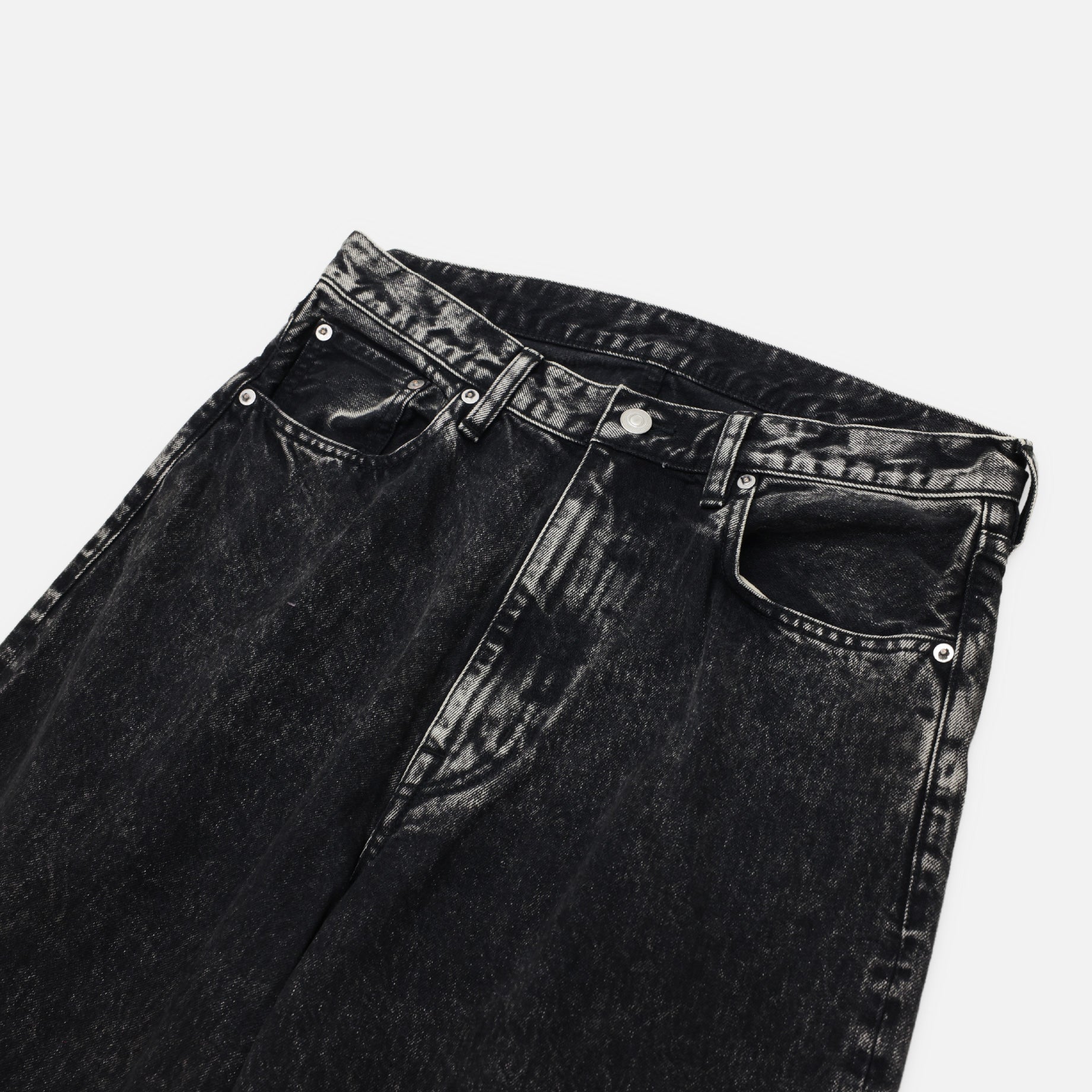 5 POCKET PANTS TYPE C(BLACK)