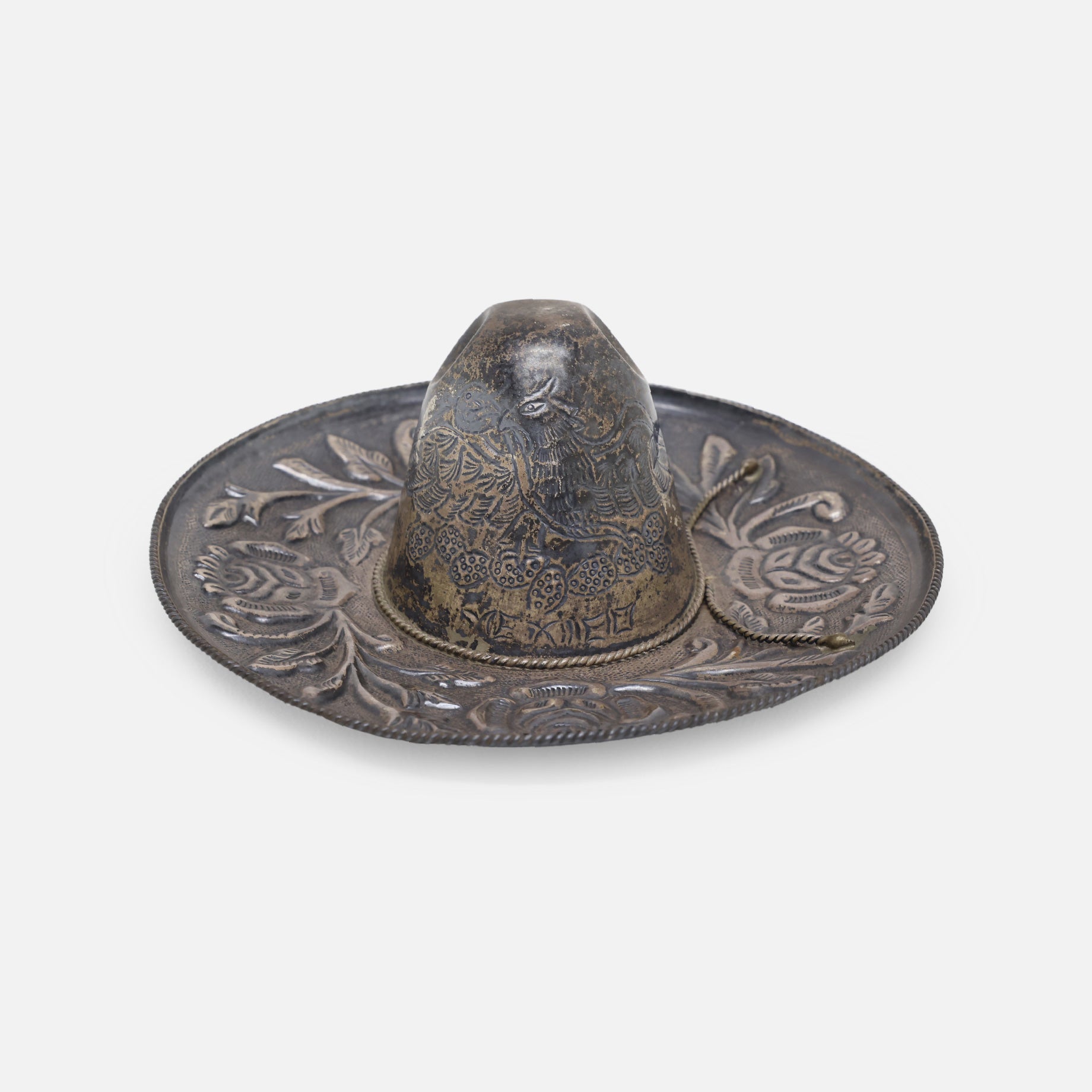 VINTAGE FOLK ART SOMBRERO