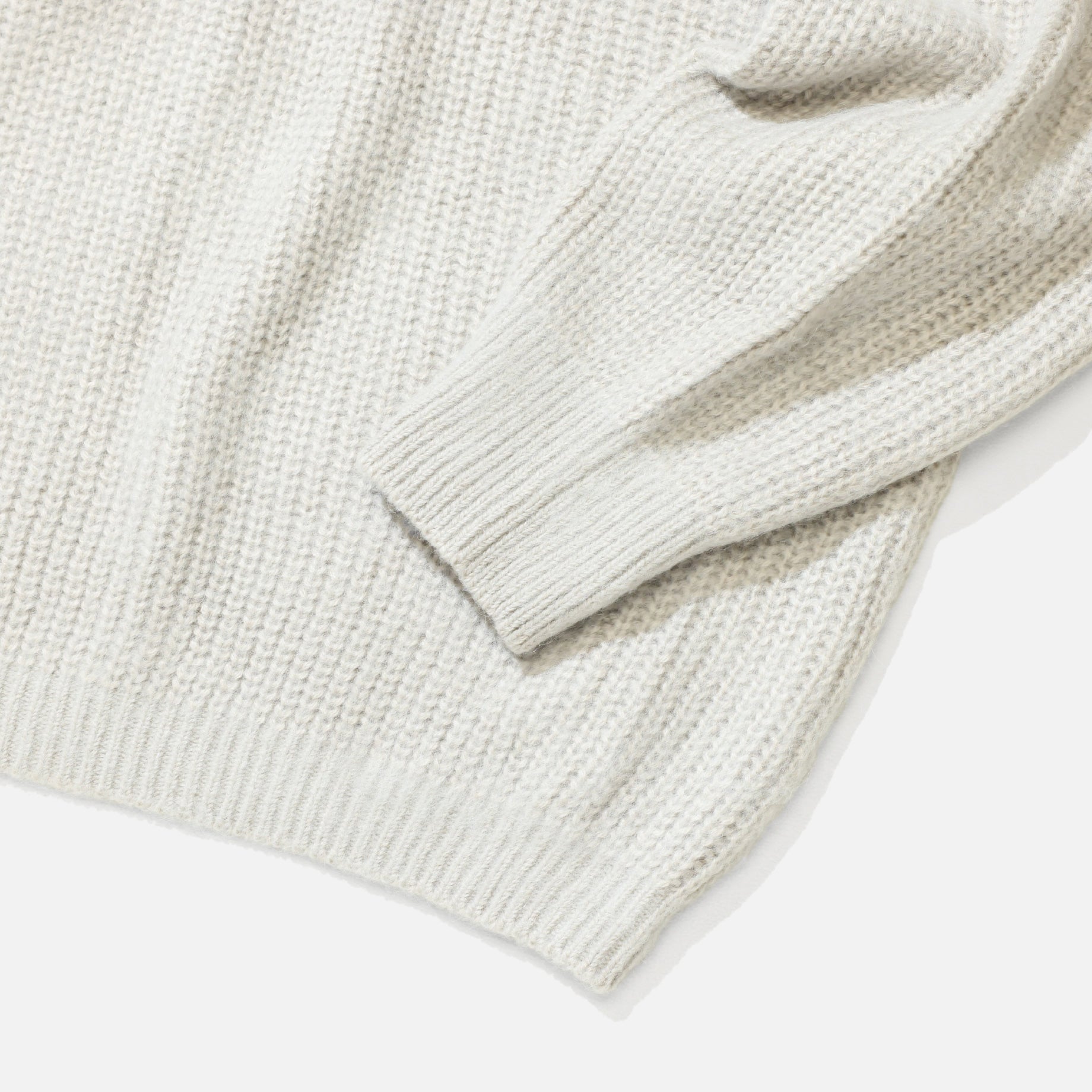 CREW NECK KNIT (L.BEIGE)