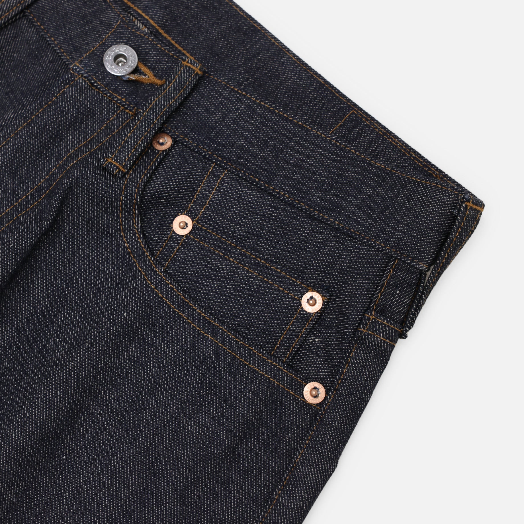 MODERN DENIM TROUSERS WIDE CUT(RIGID INDIGO)