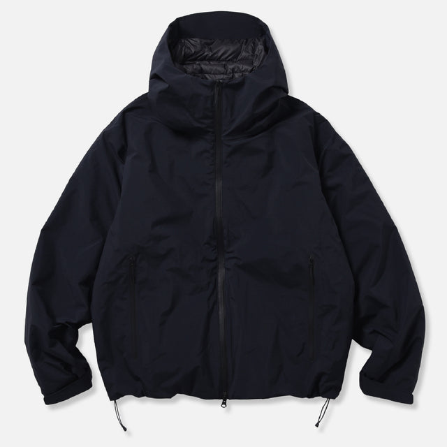 3LYR DOWN HOODIE(NAVY)