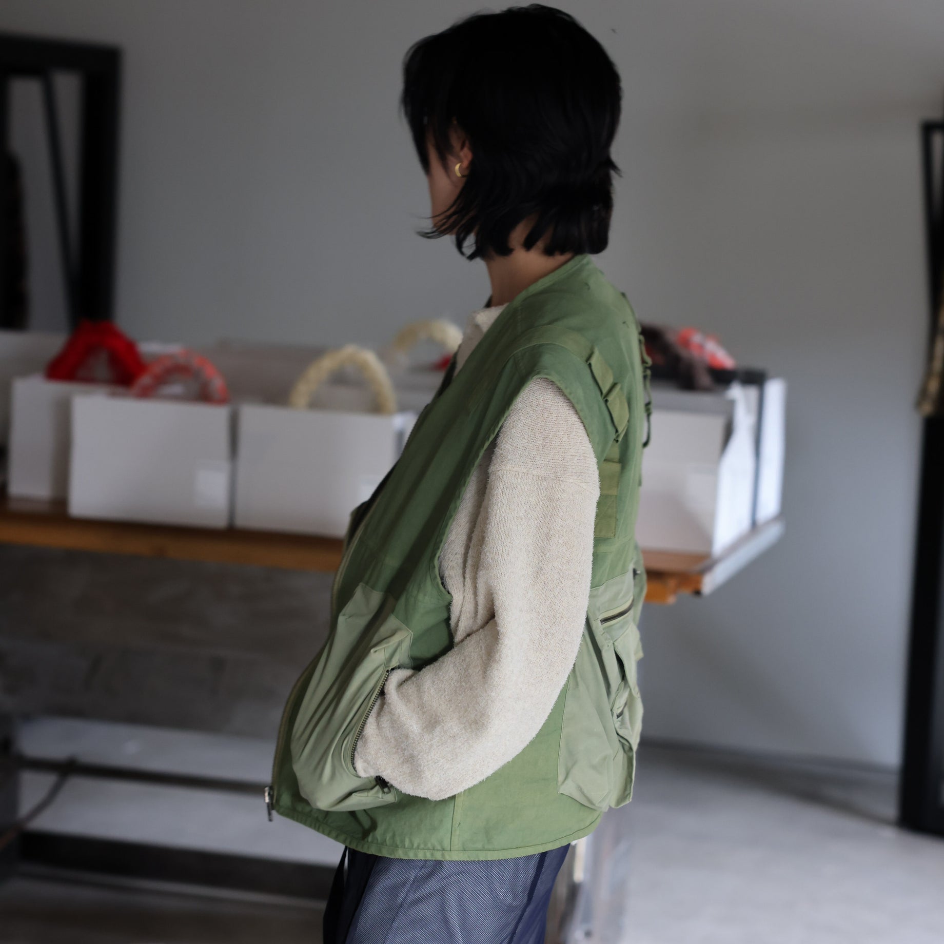 SA UTILITY VEST(GREEN)