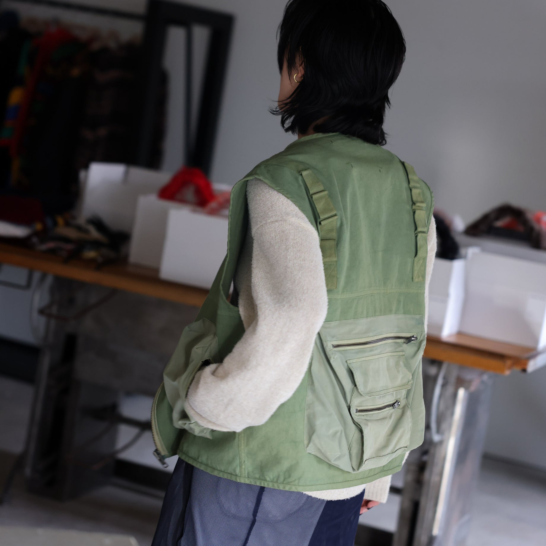 SA UTILITY VEST(GREEN)
