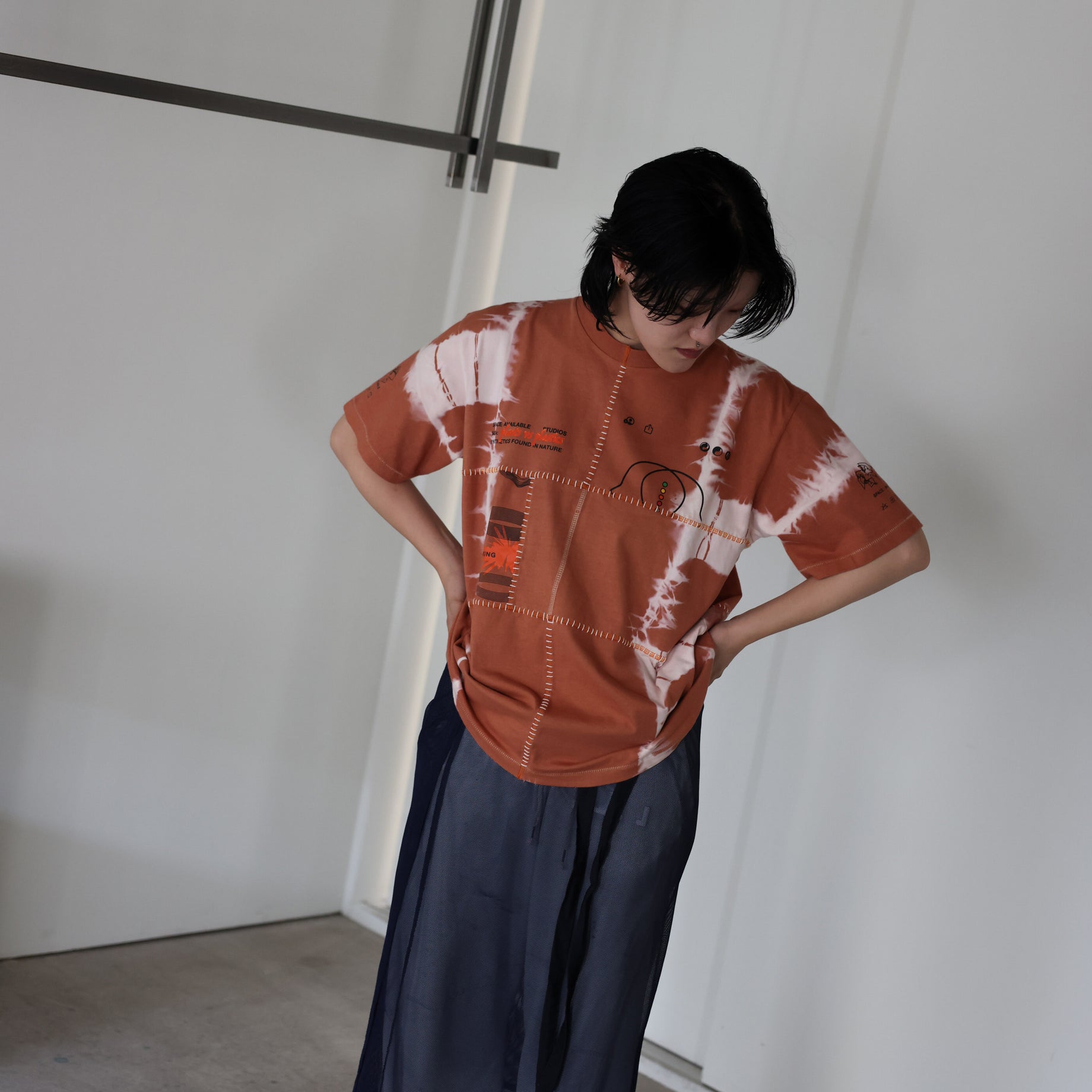 UP-CYCLE PLANT DYED TEE(ORANGE)