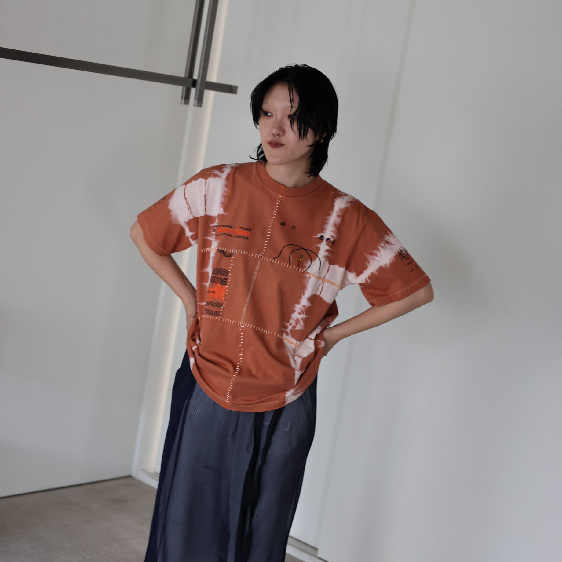 UP-CYCLE PLANT DYED TEE(ORANGE)