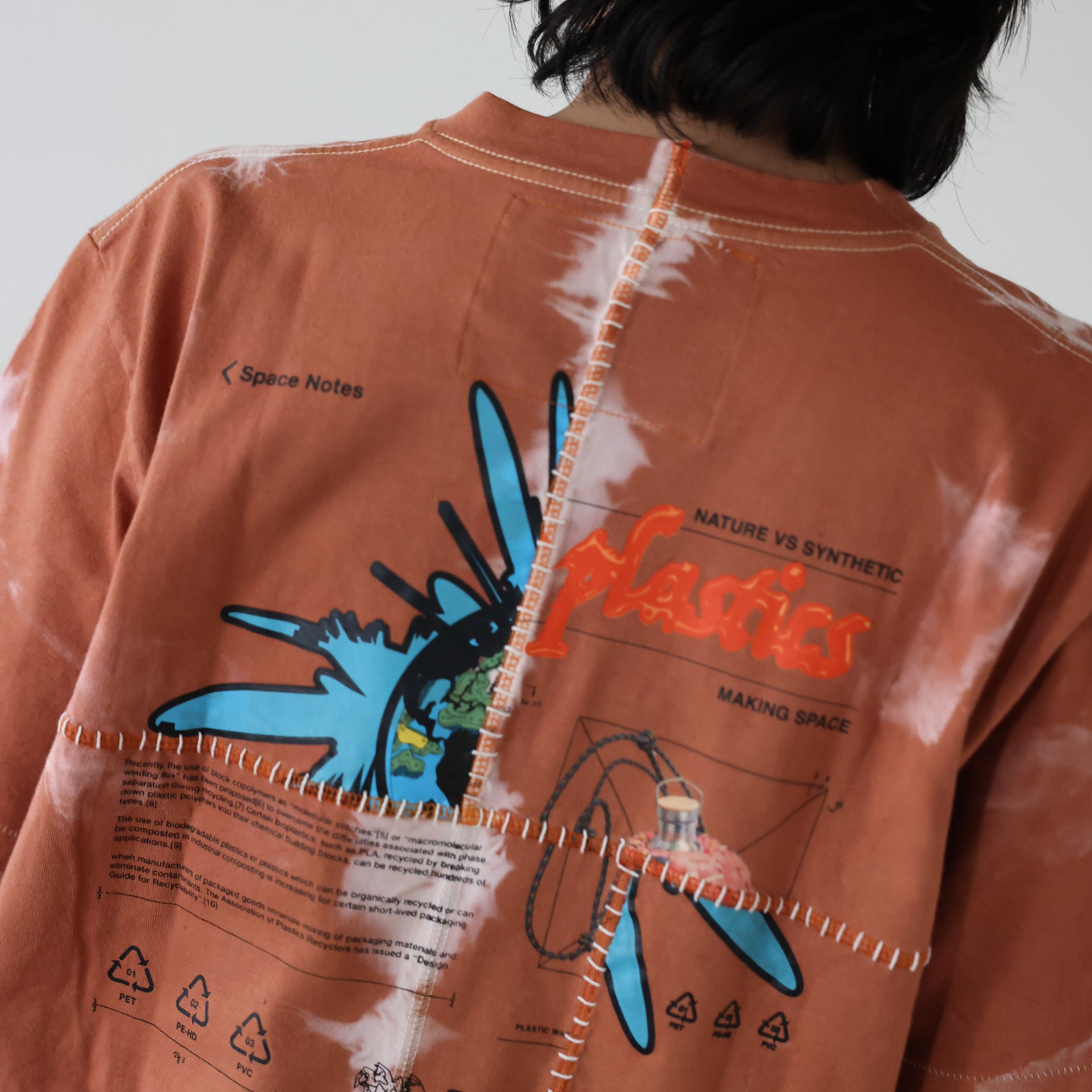 UP-CYCLE PLANT DYED TEE(ORANGE)