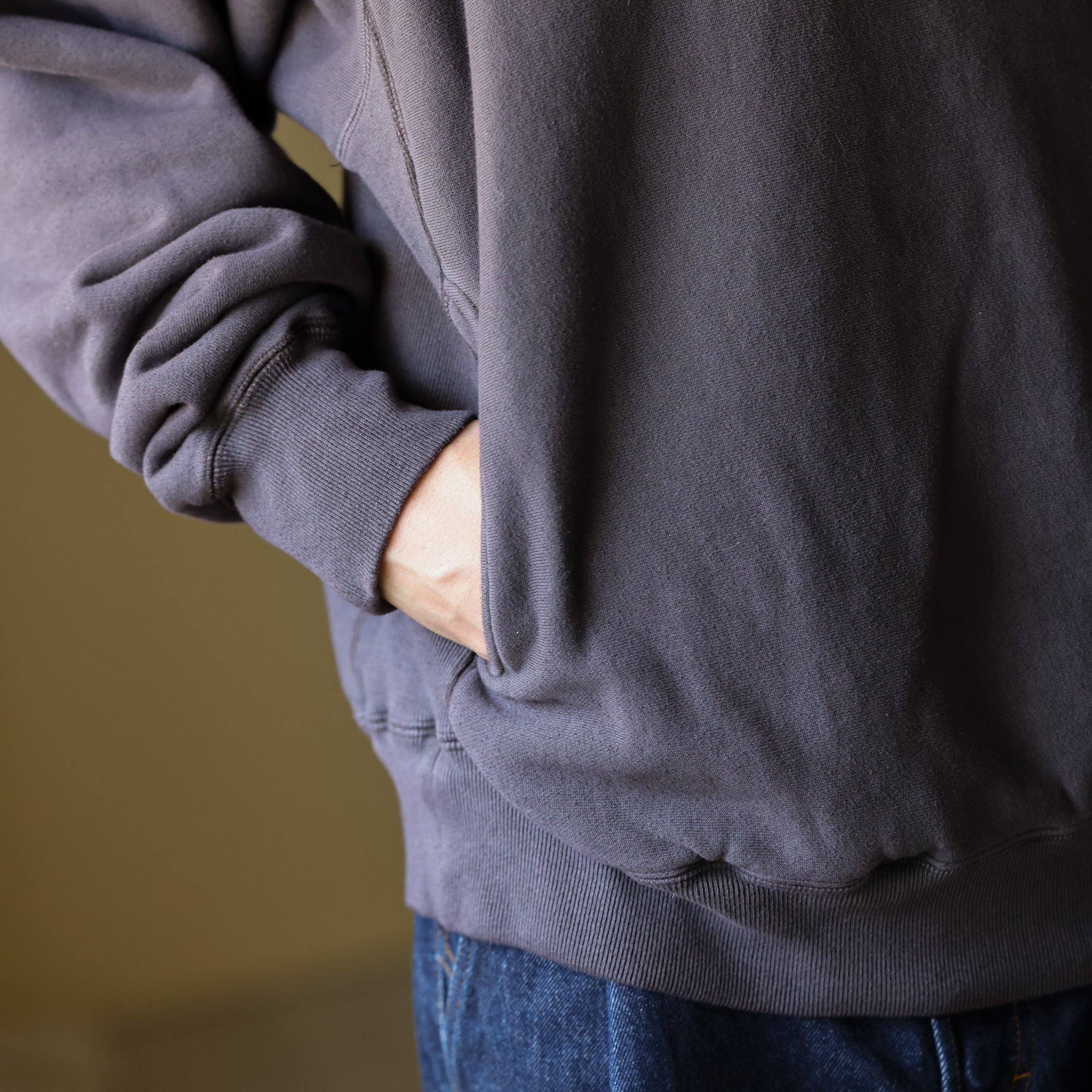 CREW NECK SWEAT PULLOVER (PURPLE)