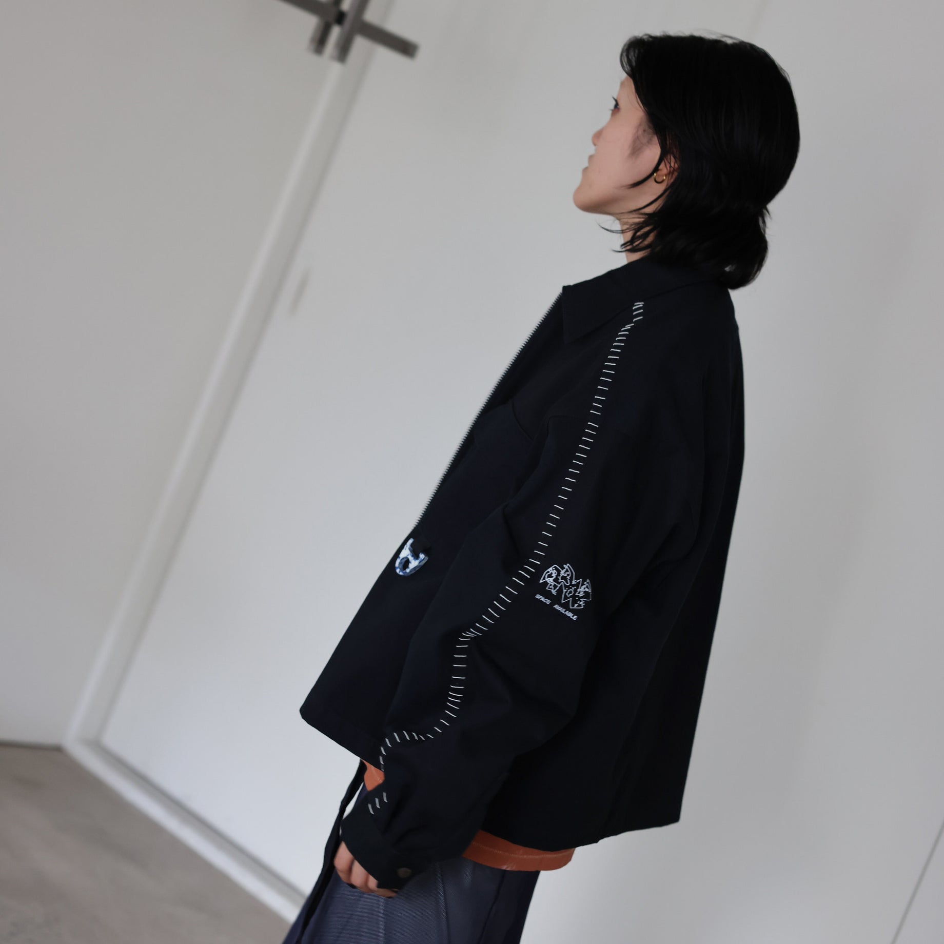 RECYCLING UNIFORM WORK JACKET(BLACK)