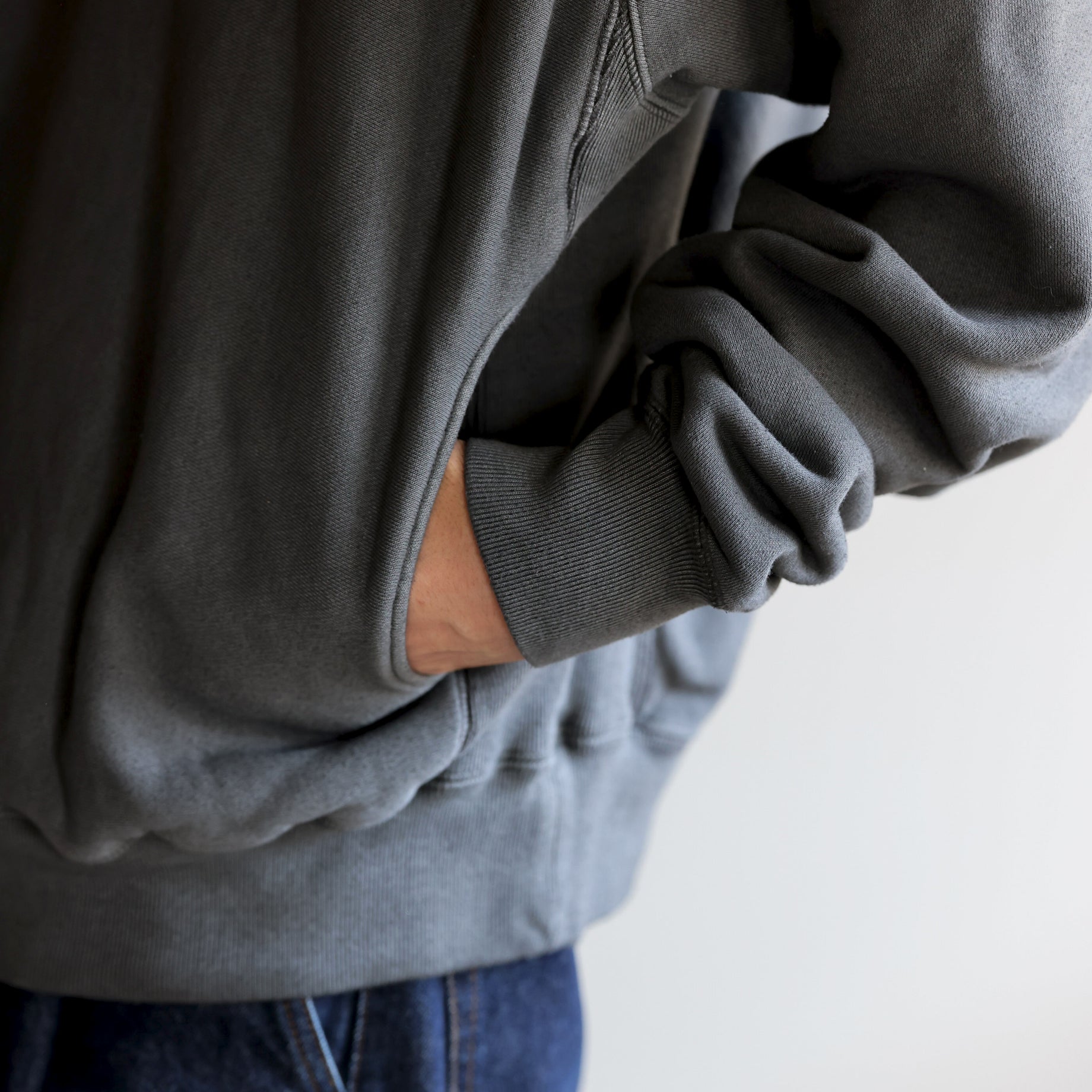 CREW NECK SWEAT PULLOVER (SAGE)