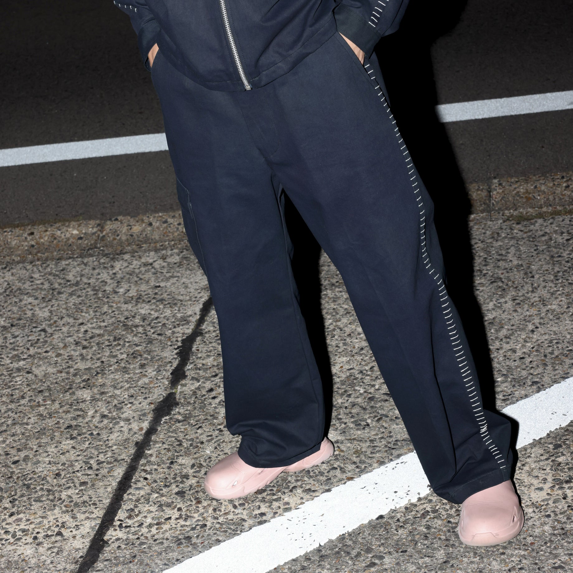 RECYCLING UNIFORM WORK PANTS(BLACK)