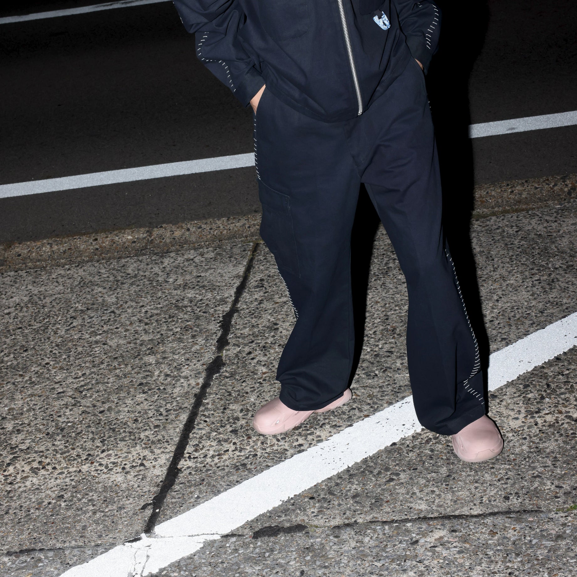 RECYCLING UNIFORM WORK PANTS(BLACK)
