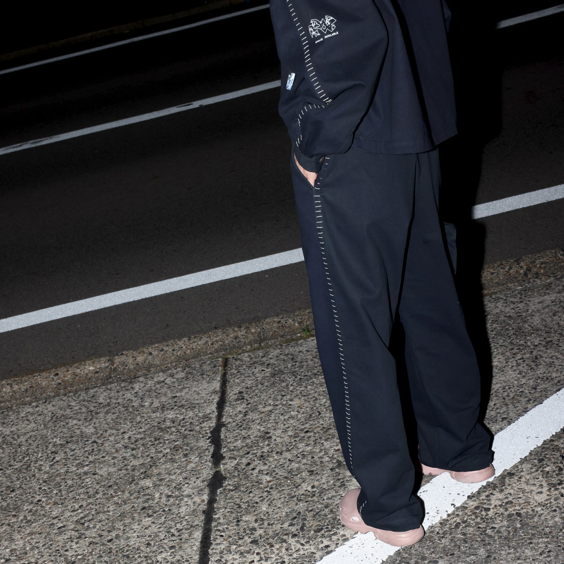 RECYCLING UNIFORM WORK PANTS(BLACK)