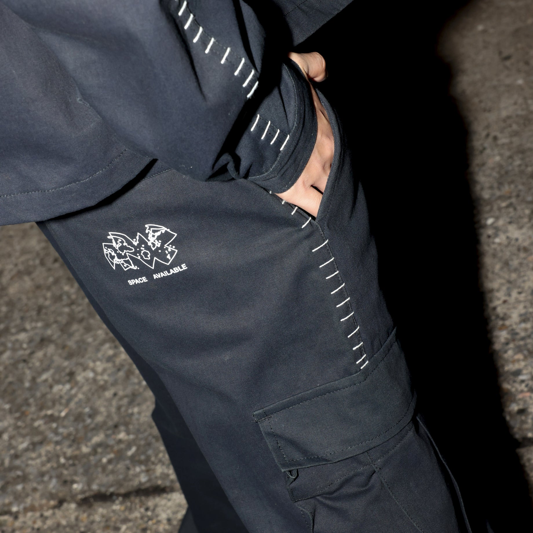RECYCLING UNIFORM WORK PANTS(BLACK)