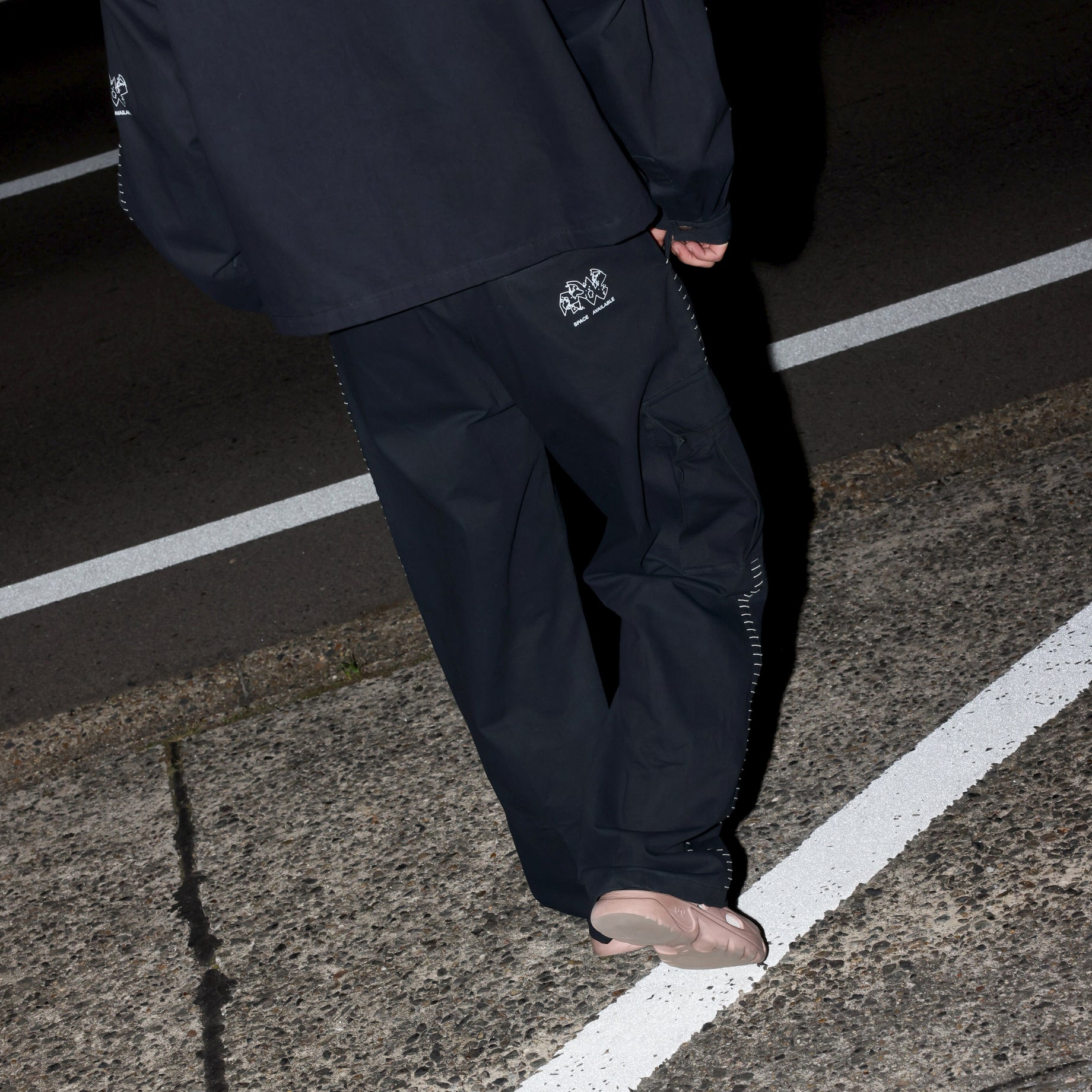 RECYCLING UNIFORM WORK PANTS(BLACK)